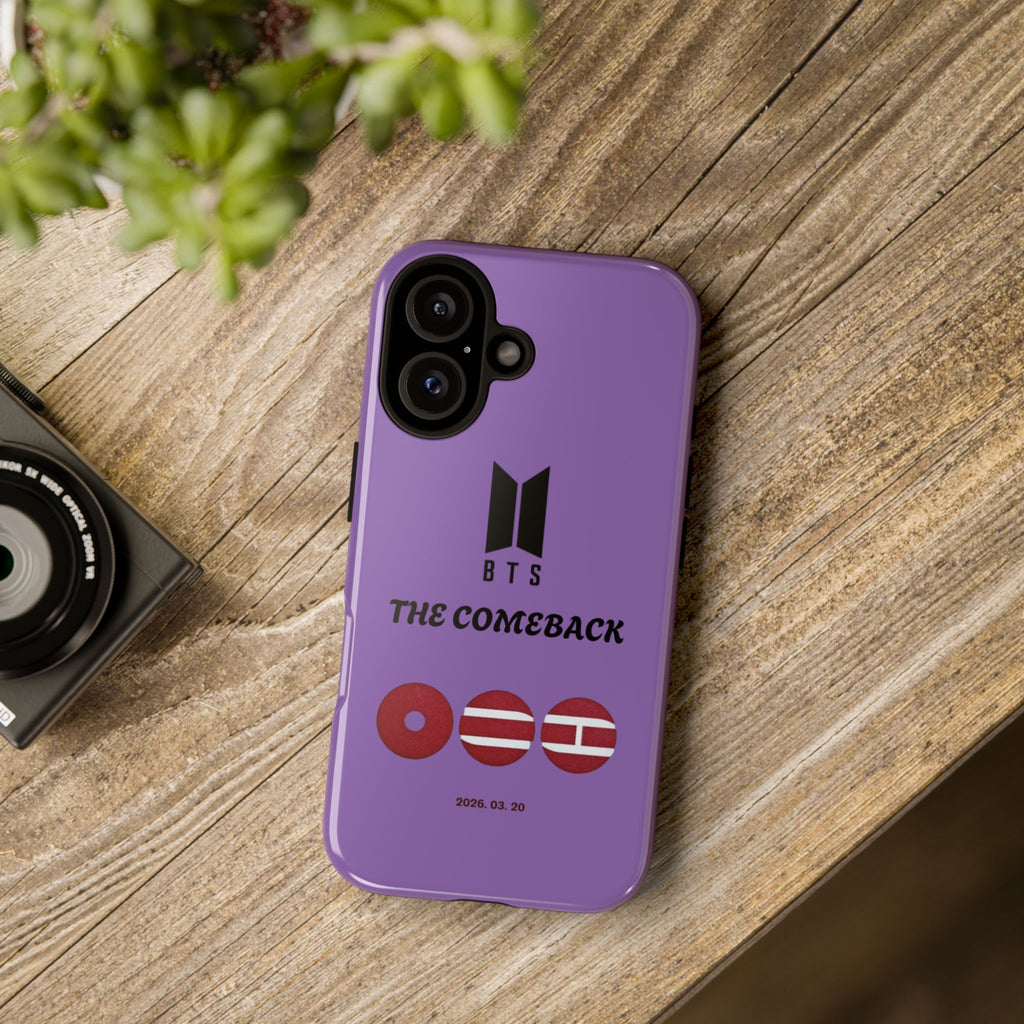 BTS 'The Comeback' Purple Phone Case — K-Pop Fan Armor
