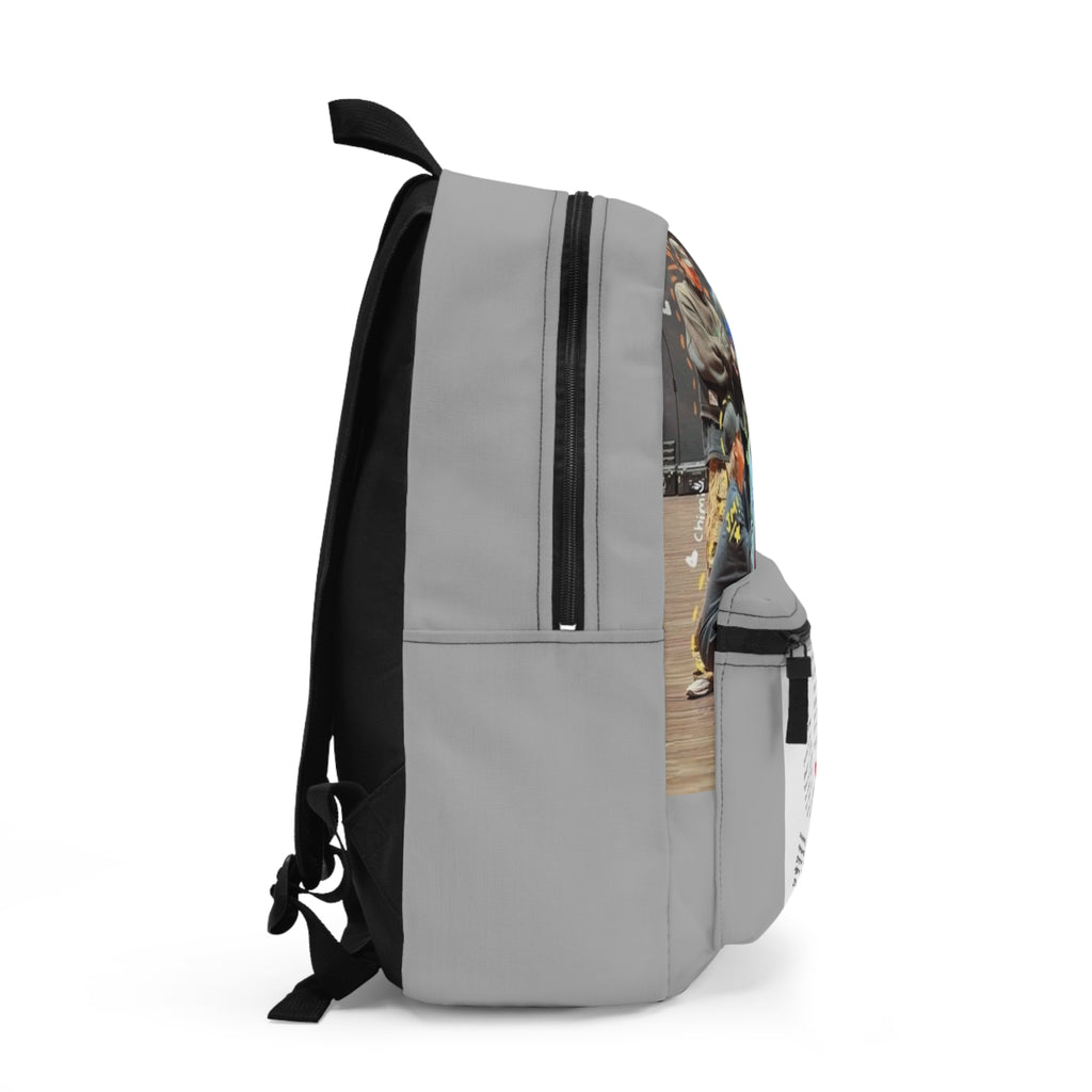 K-Pop Group Photo Backpack with Lyrics Collage – Fan School Bag