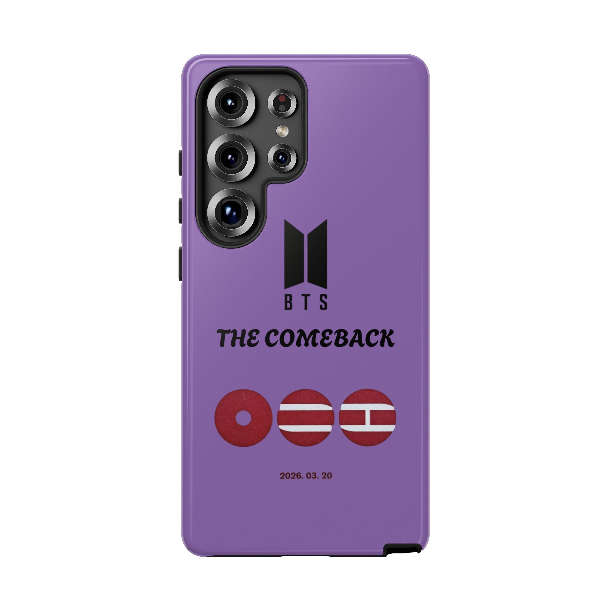 BTS 'The Comeback' Purple Phone Case — K-Pop Fan Armor