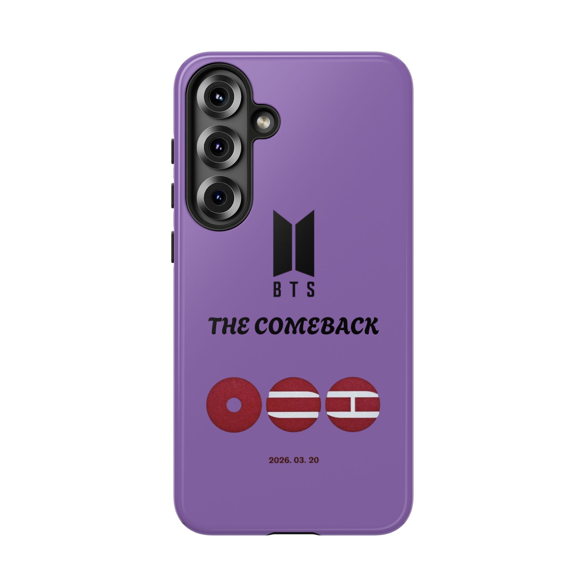 BTS 'The Comeback' Purple Phone Case — K-Pop Fan Armor