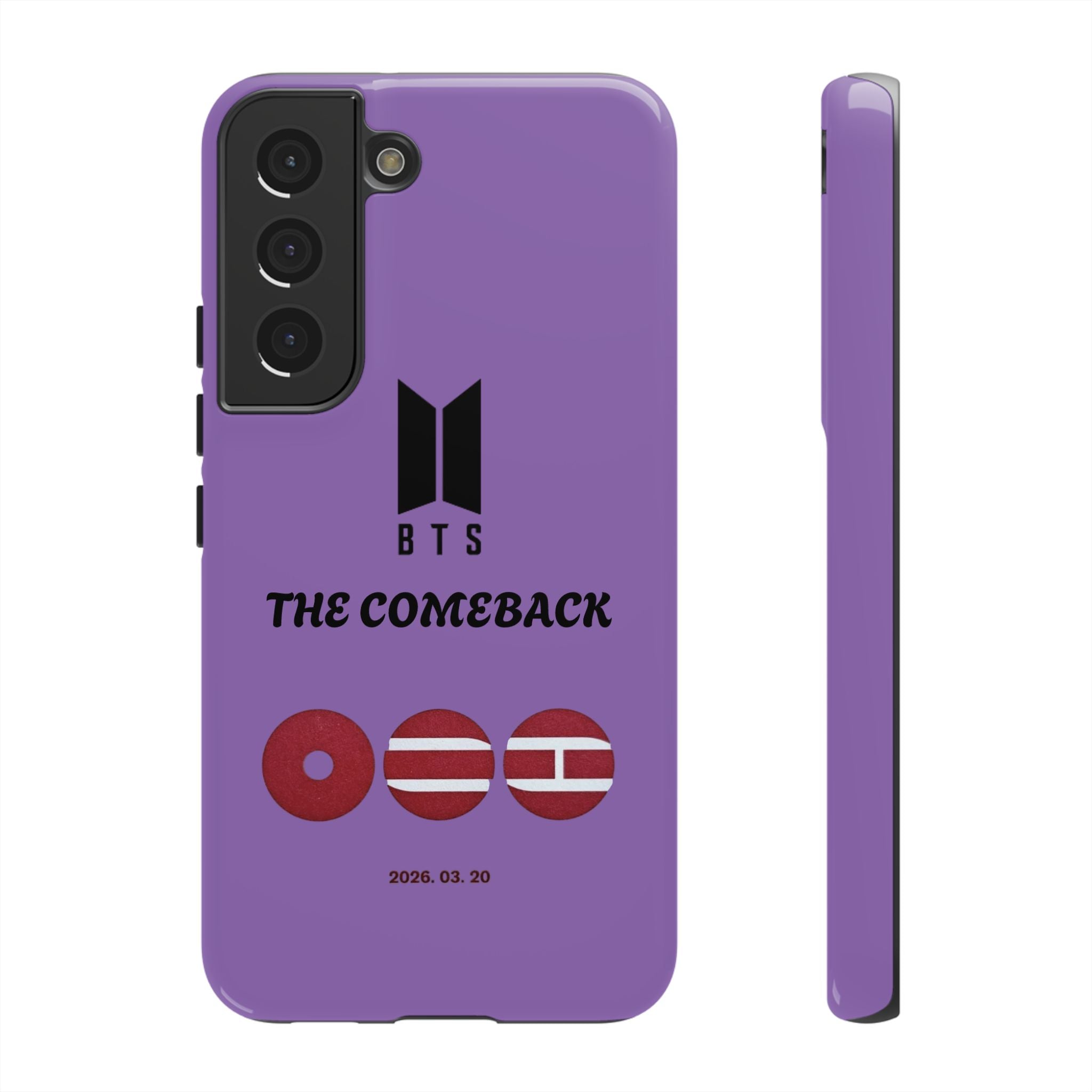 BTS 'The Comeback' Purple Phone Case — K-Pop Fan Armor
