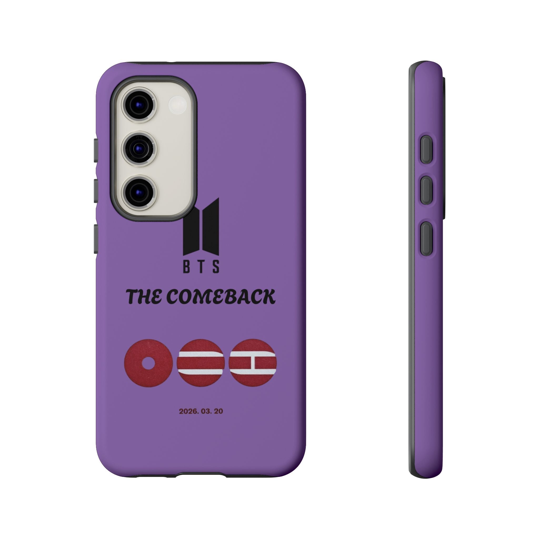 BTS 'The Comeback' Purple Phone Case — K-Pop Fan Armor