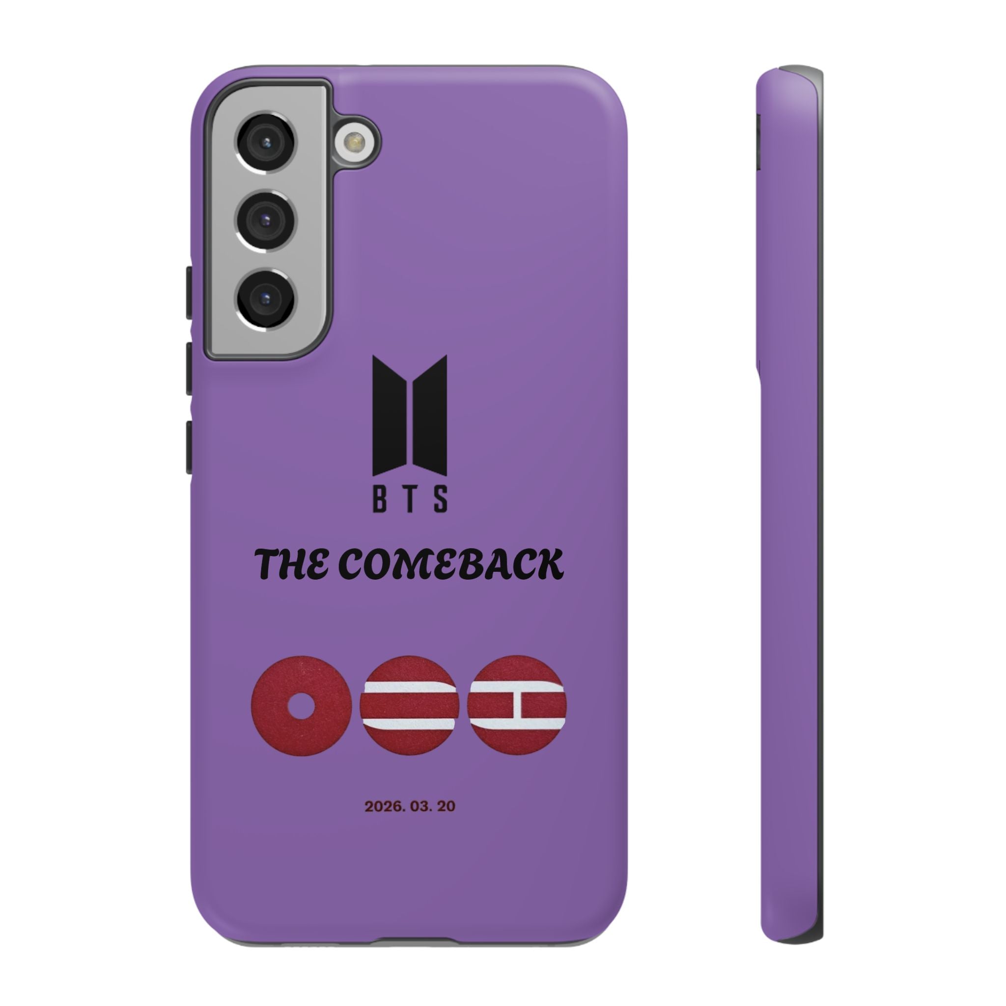 BTS 'The Comeback' Purple Phone Case — K-Pop Fan Armor