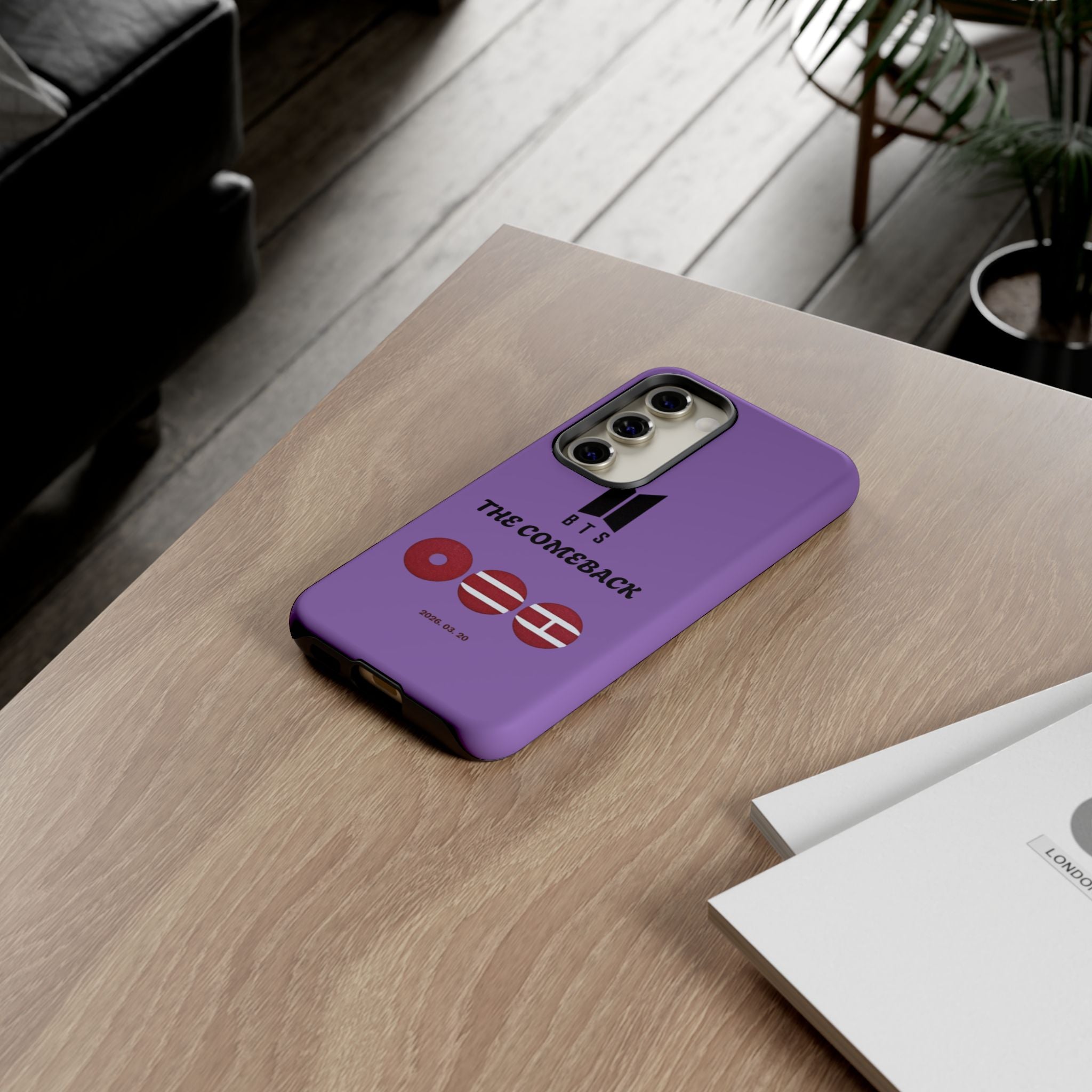 BTS 'The Comeback' Purple Phone Case — K-Pop Fan Armor