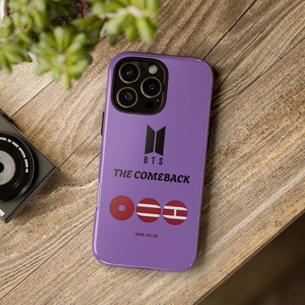BTS 'The Comeback' Purple Phone Case — K-Pop Fan Armor