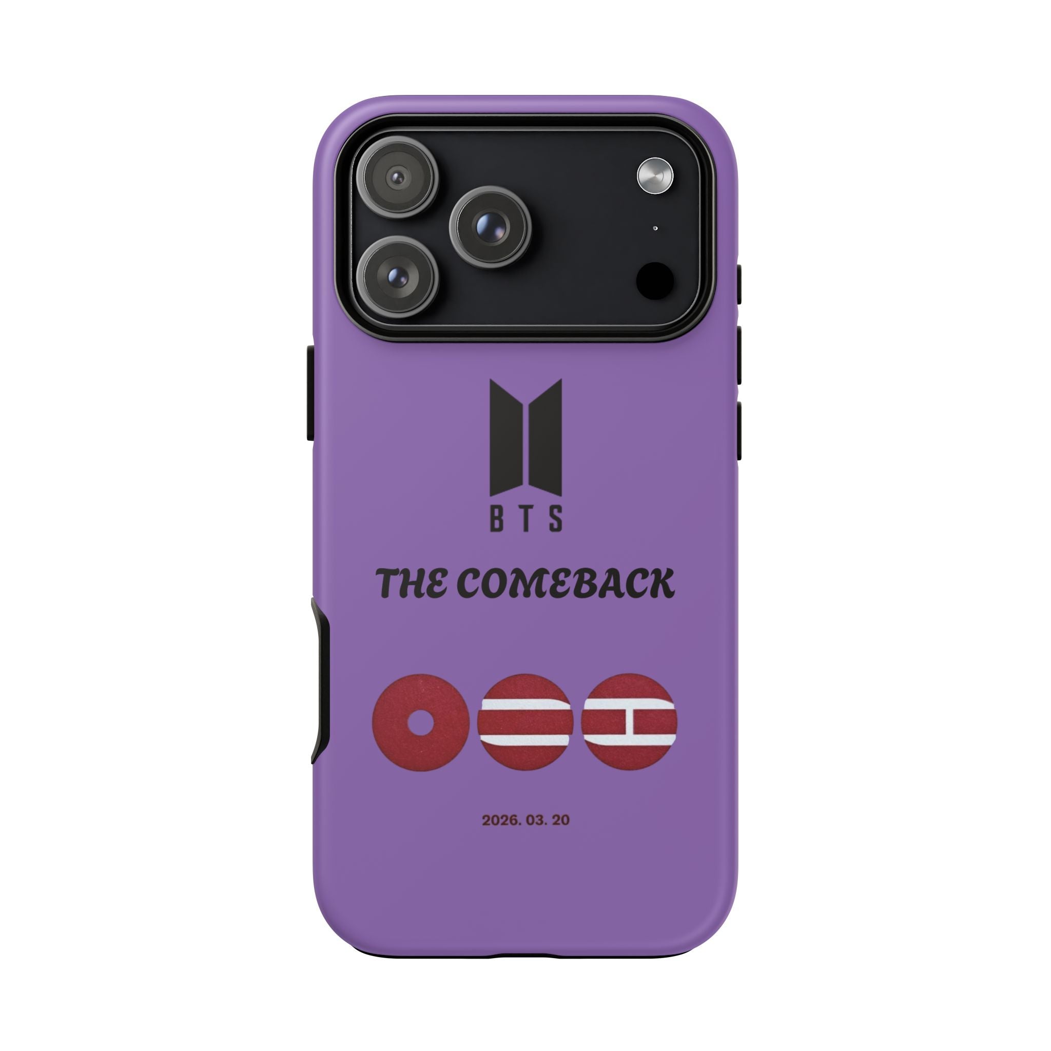 BTS 'The Comeback' Purple Phone Case — K-Pop Fan Armor