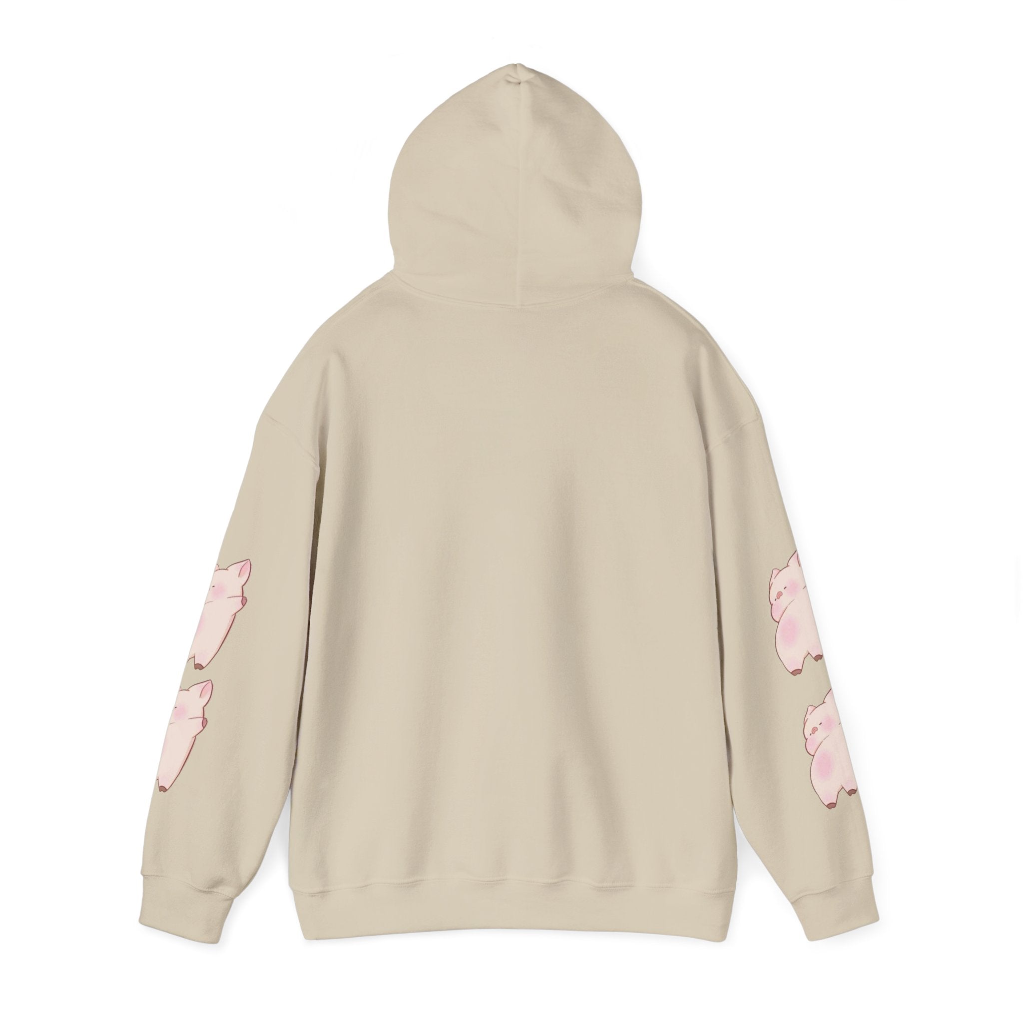 Cute Piggy in Chopsticks Hoodie — Kawaii Pig Graphic Sweatshirt