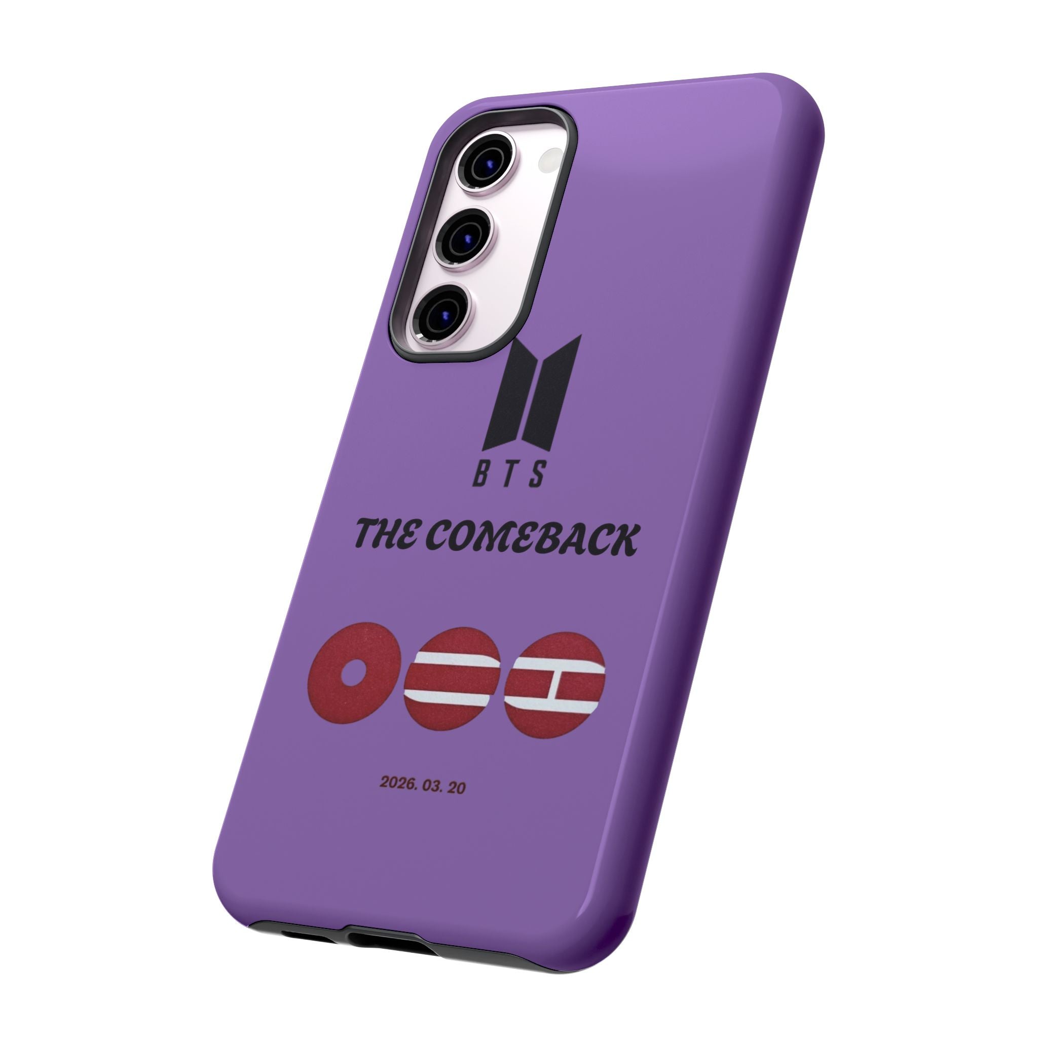 BTS 'The Comeback' Purple Phone Case — K-Pop Fan Armor