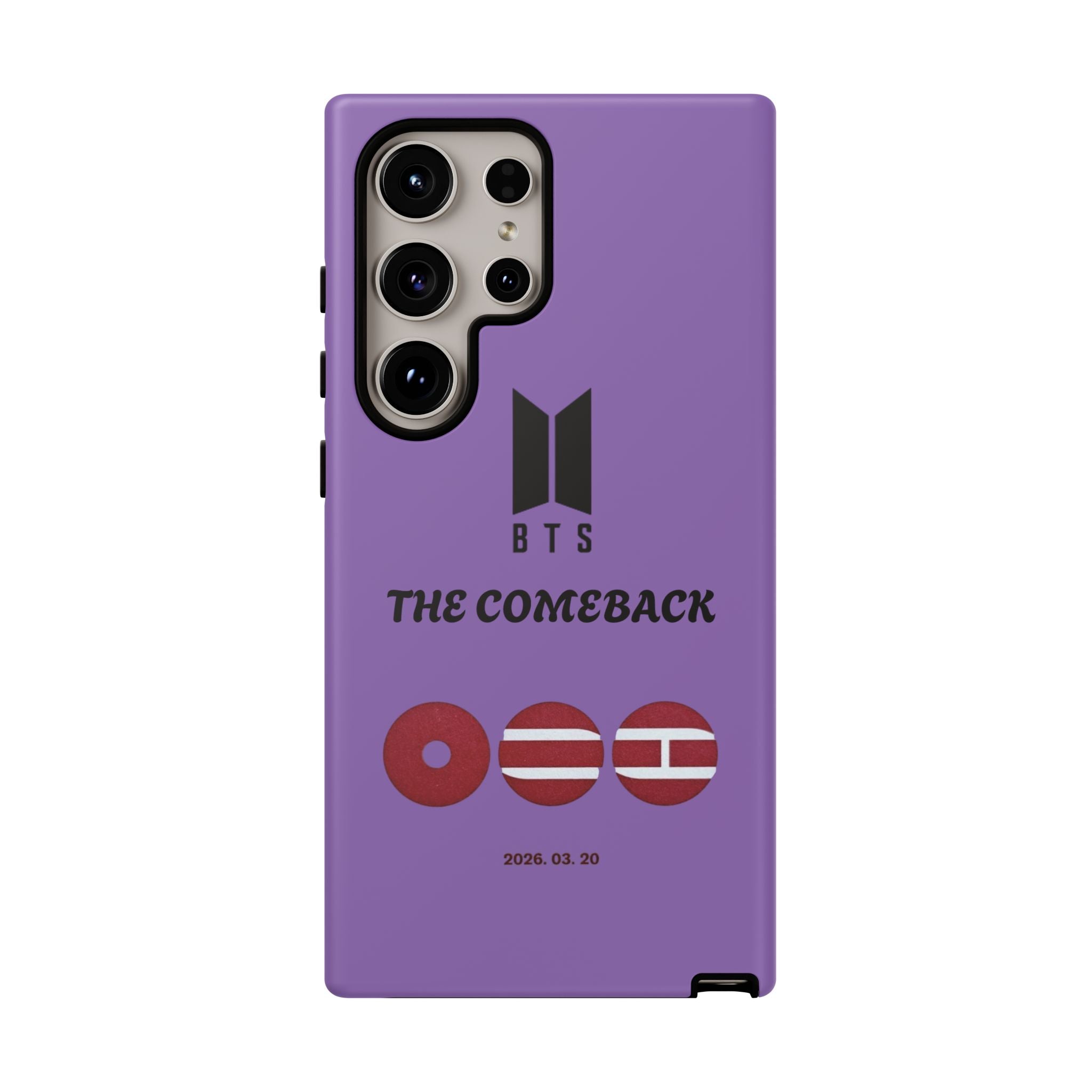 BTS 'The Comeback' Purple Phone Case — K-Pop Fan Armor
