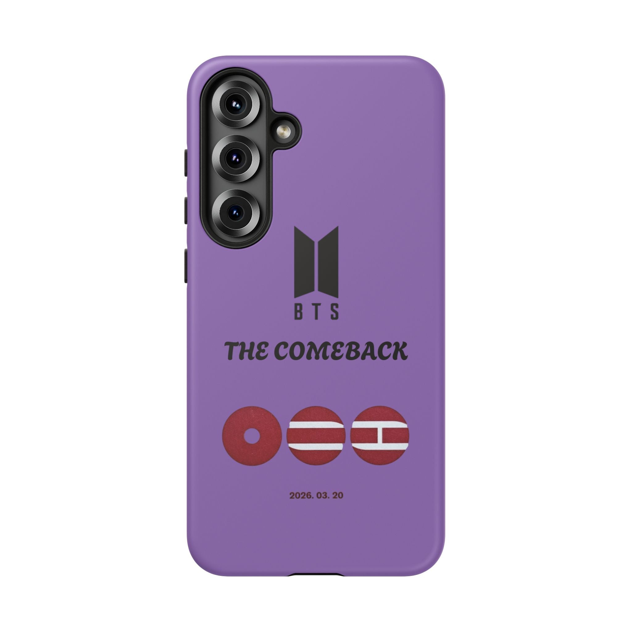 BTS 'The Comeback' Purple Phone Case — K-Pop Fan Armor