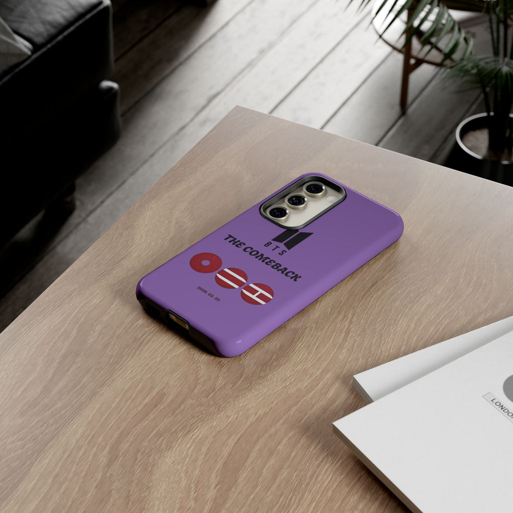 BTS 'The Comeback' Purple Phone Case — K-Pop Fan Armor