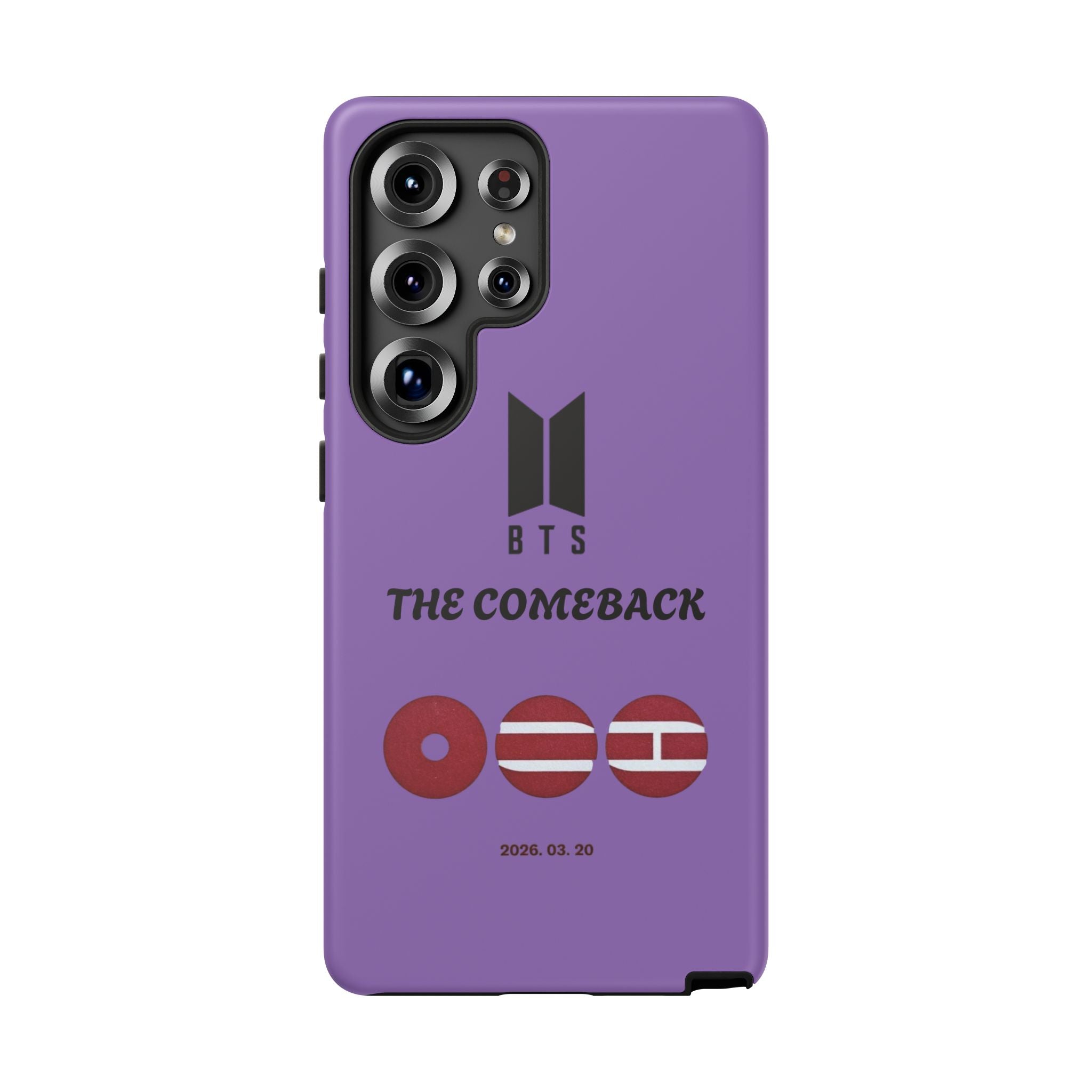 BTS 'The Comeback' Purple Phone Case — K-Pop Fan Armor