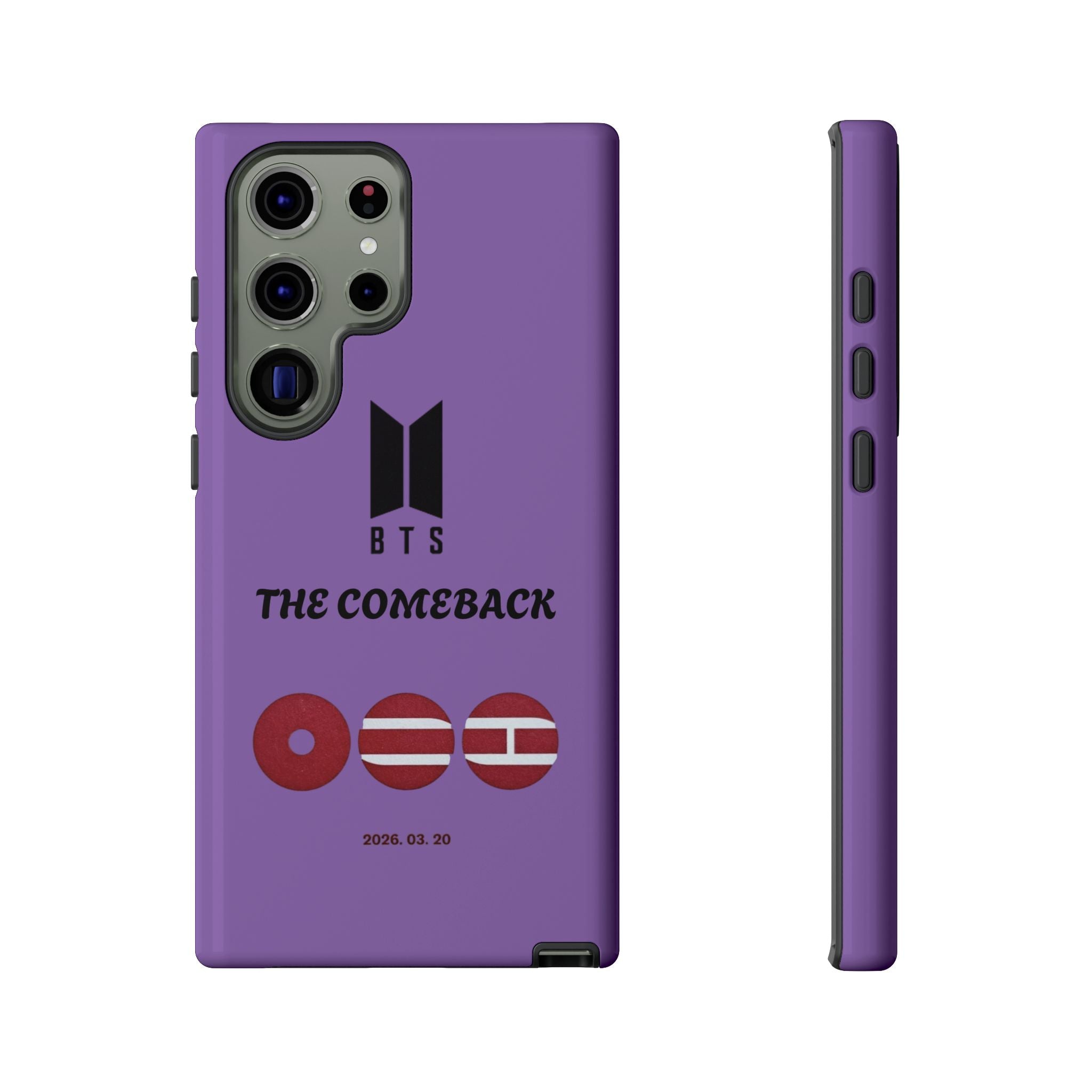 BTS 'The Comeback' Purple Phone Case — K-Pop Fan Armor
