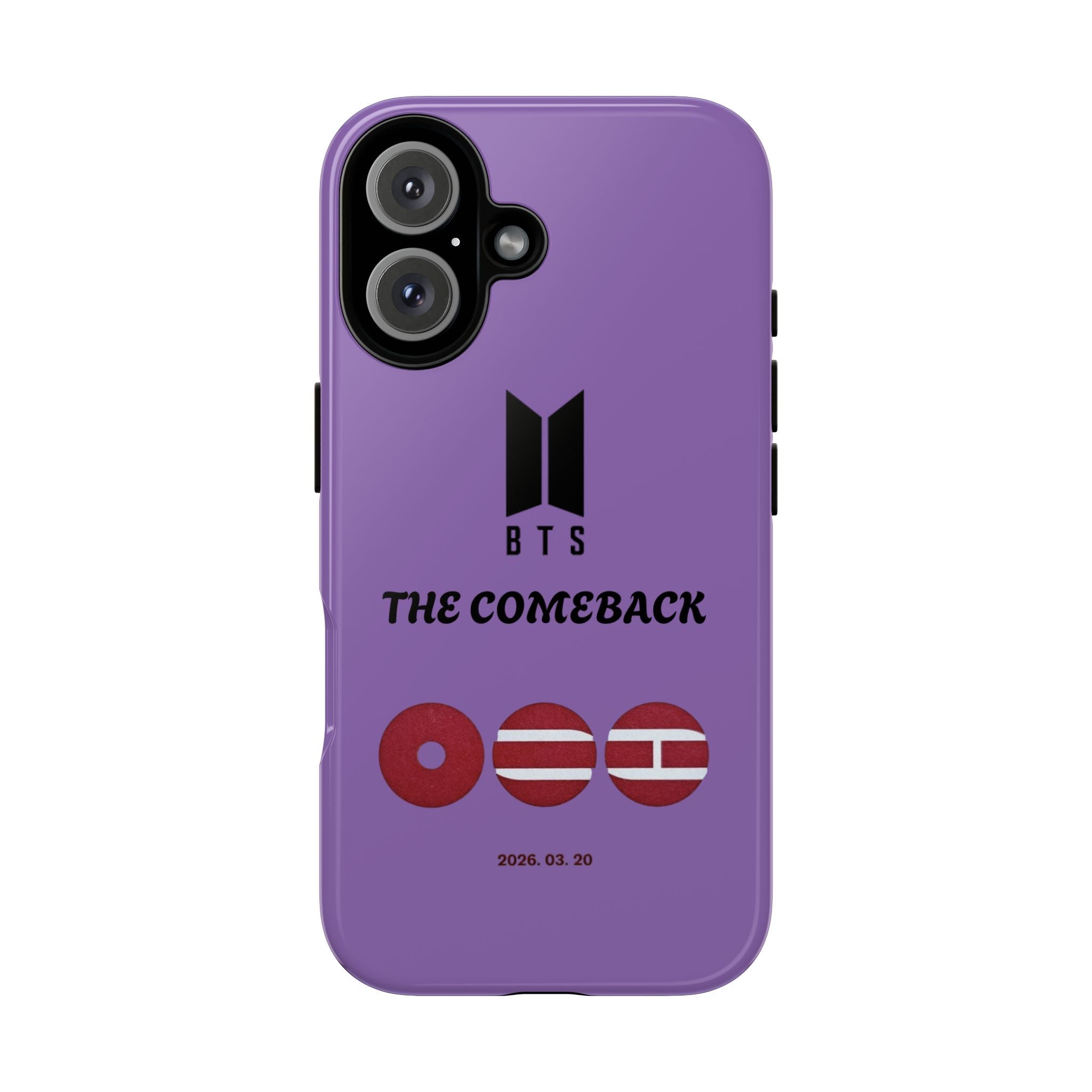 BTS 'The Comeback' Purple Phone Case — K-Pop Fan Armor