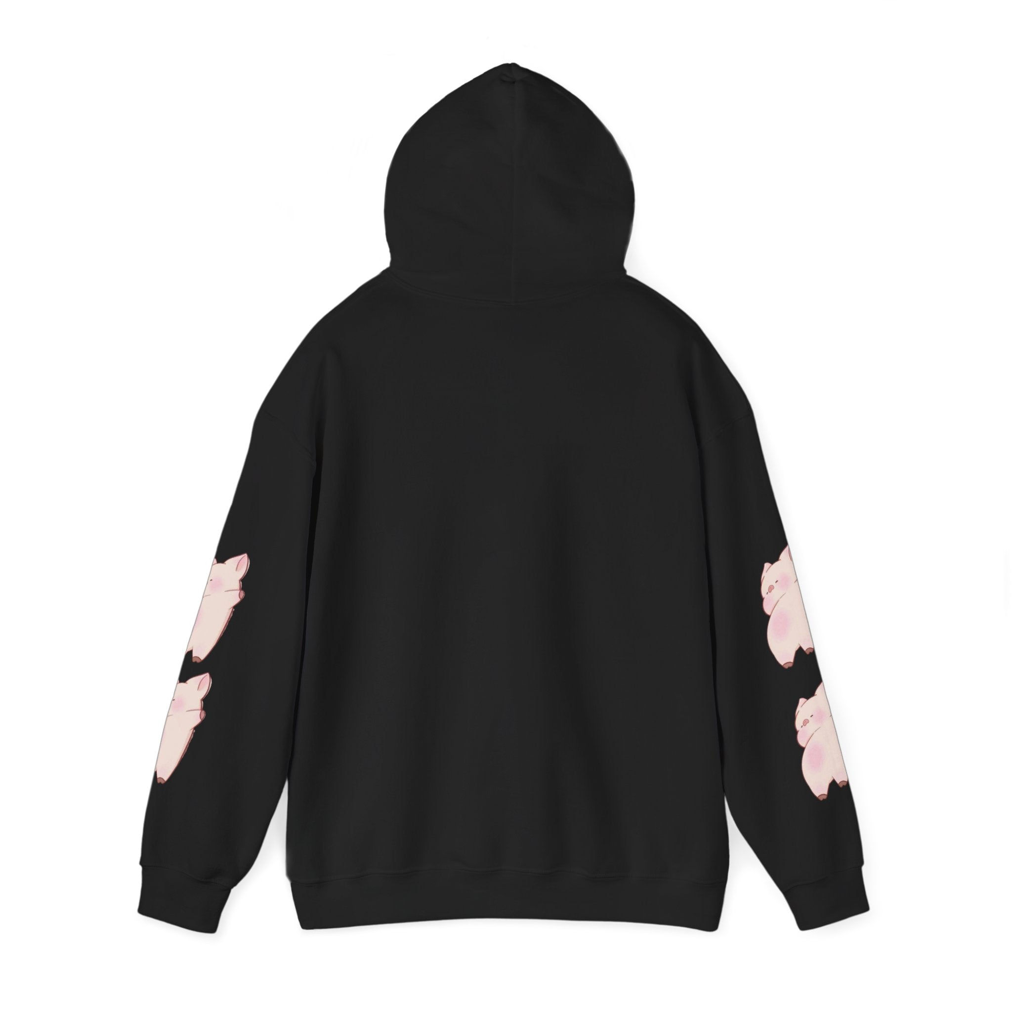 Cute Piggy in Chopsticks Hoodie — Kawaii Pig Graphic Sweatshirt