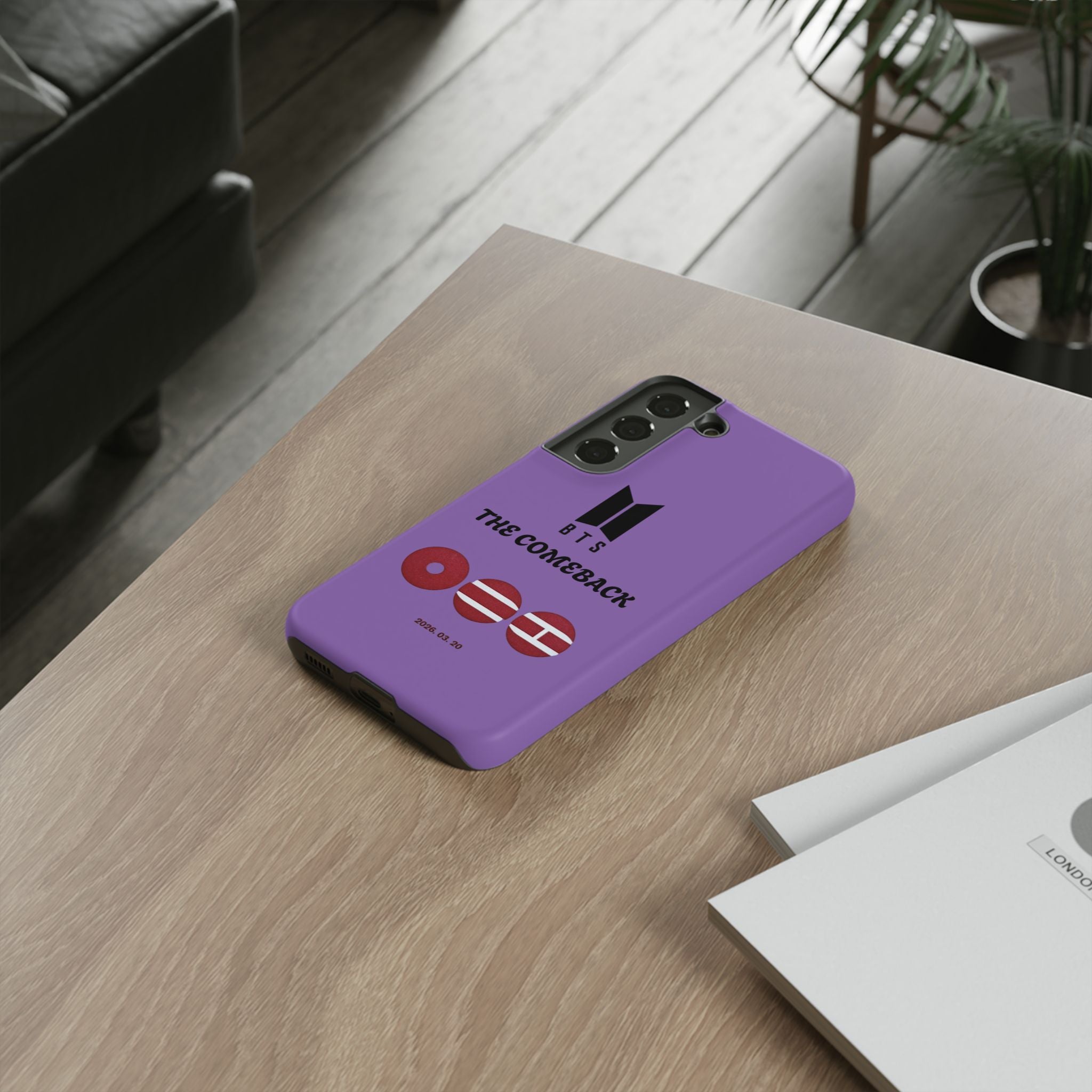 BTS 'The Comeback' Purple Phone Case — K-Pop Fan Armor