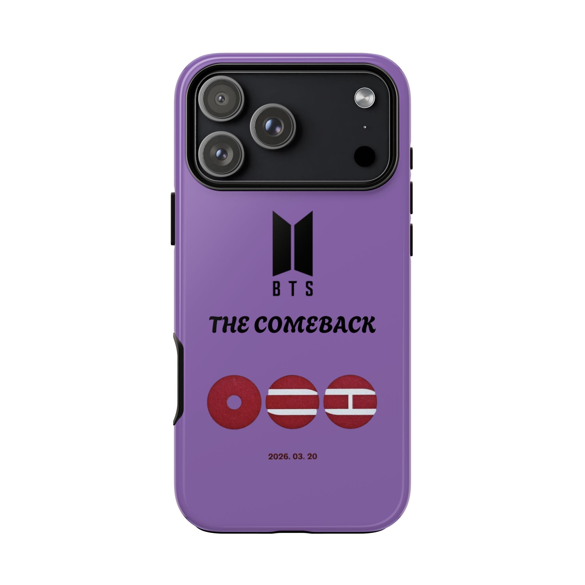 BTS 'The Comeback' Purple Phone Case — K-Pop Fan Armor
