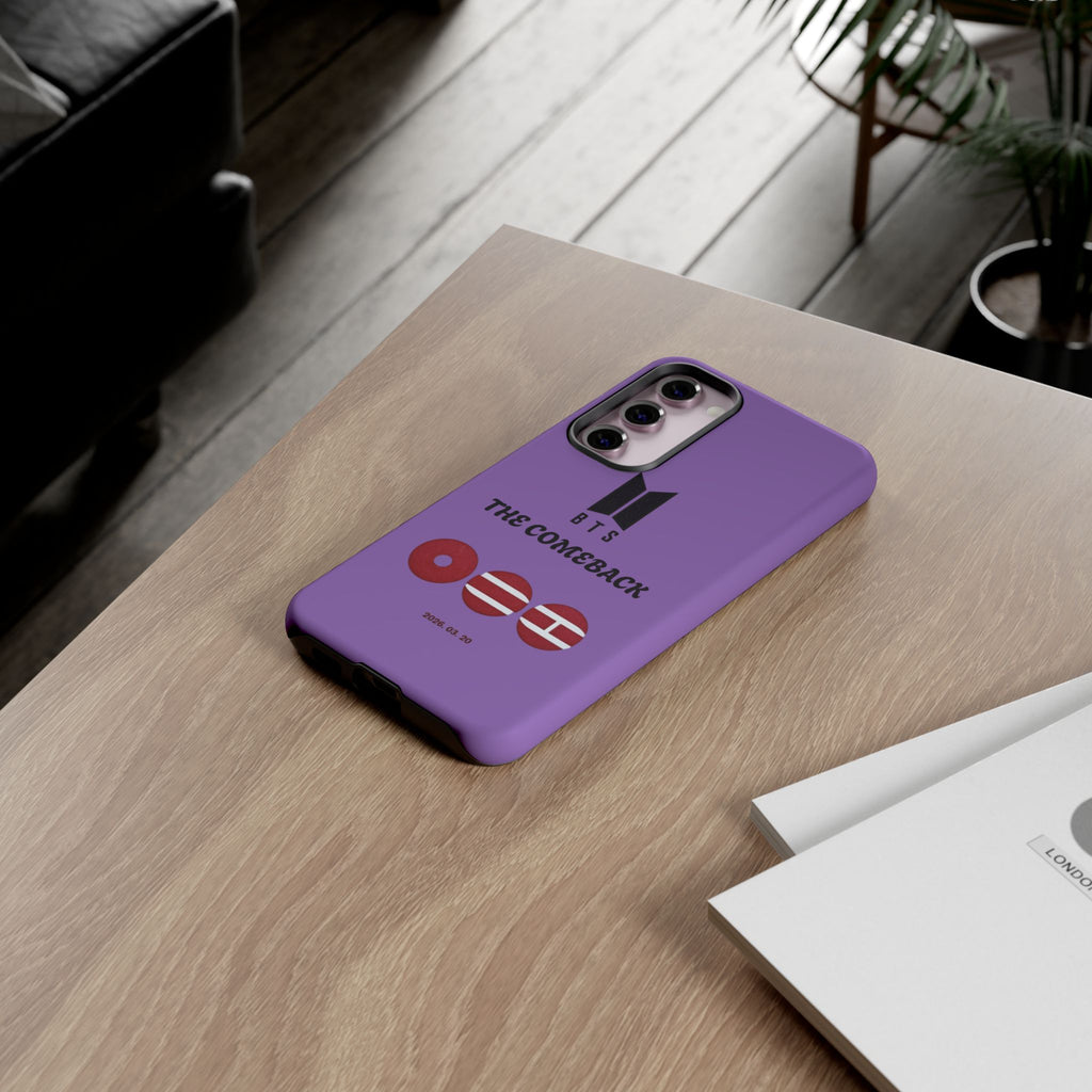 BTS 'The Comeback' Purple Phone Case — K-Pop Fan Armor