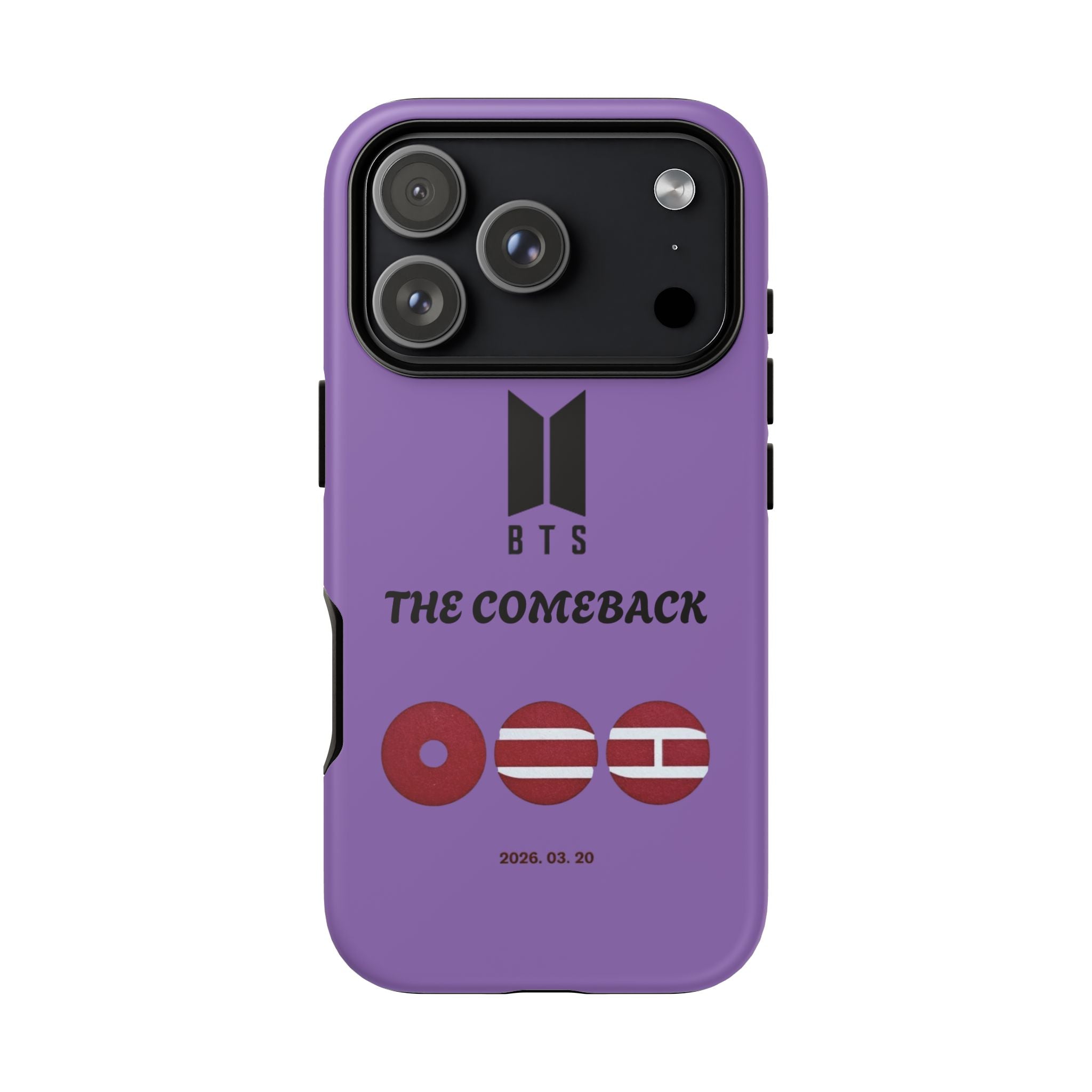 BTS 'The Comeback' Purple Phone Case — K-Pop Fan Armor