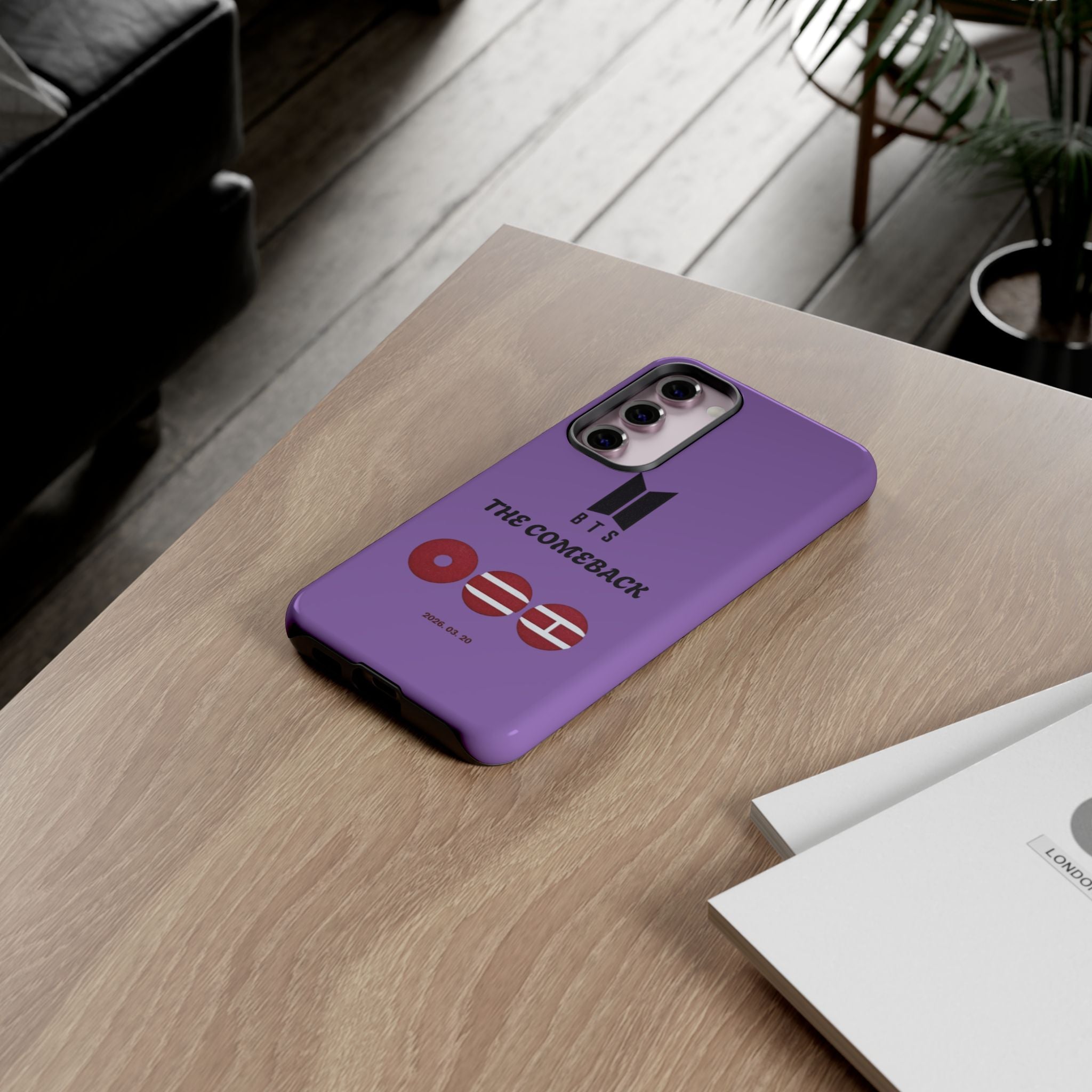 BTS 'The Comeback' Purple Phone Case — K-Pop Fan Armor