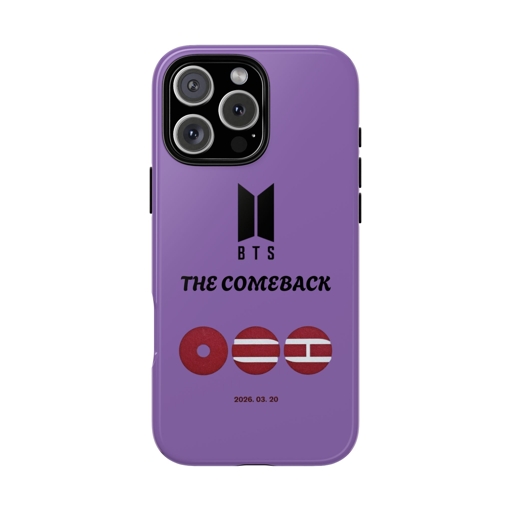 BTS 'The Comeback' Purple Phone Case — K-Pop Fan Armor