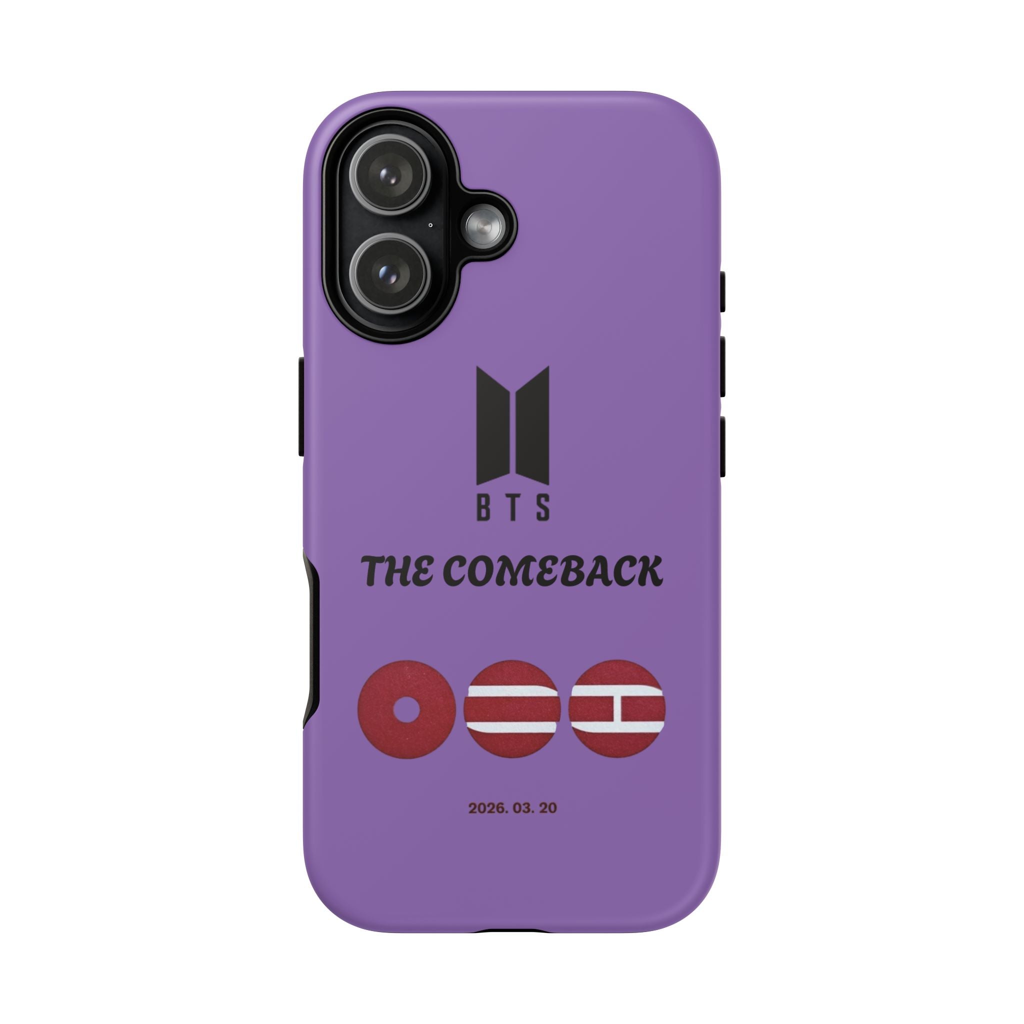 BTS 'The Comeback' Purple Phone Case — K-Pop Fan Armor