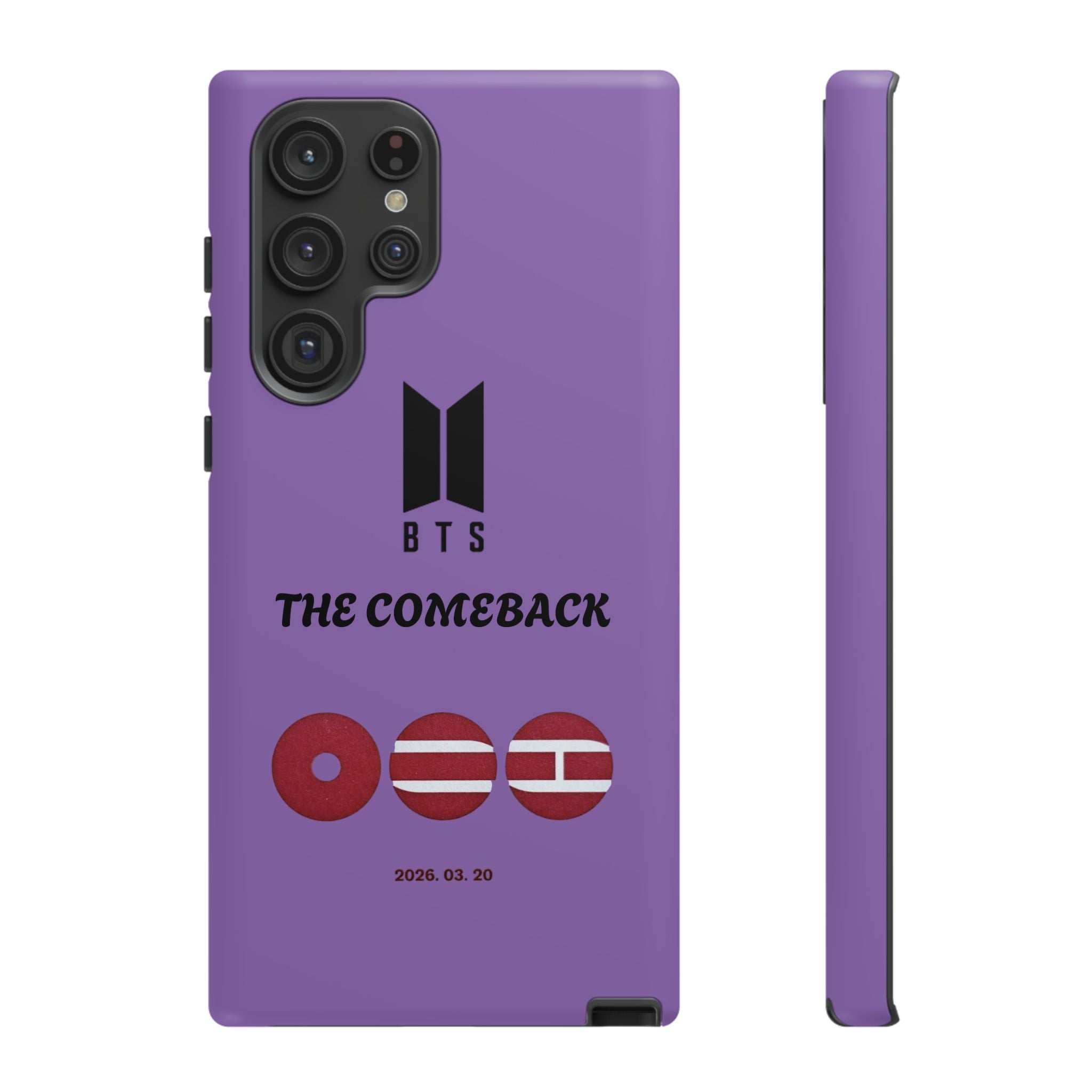 BTS 'The Comeback' Purple Phone Case — K-Pop Fan Armor