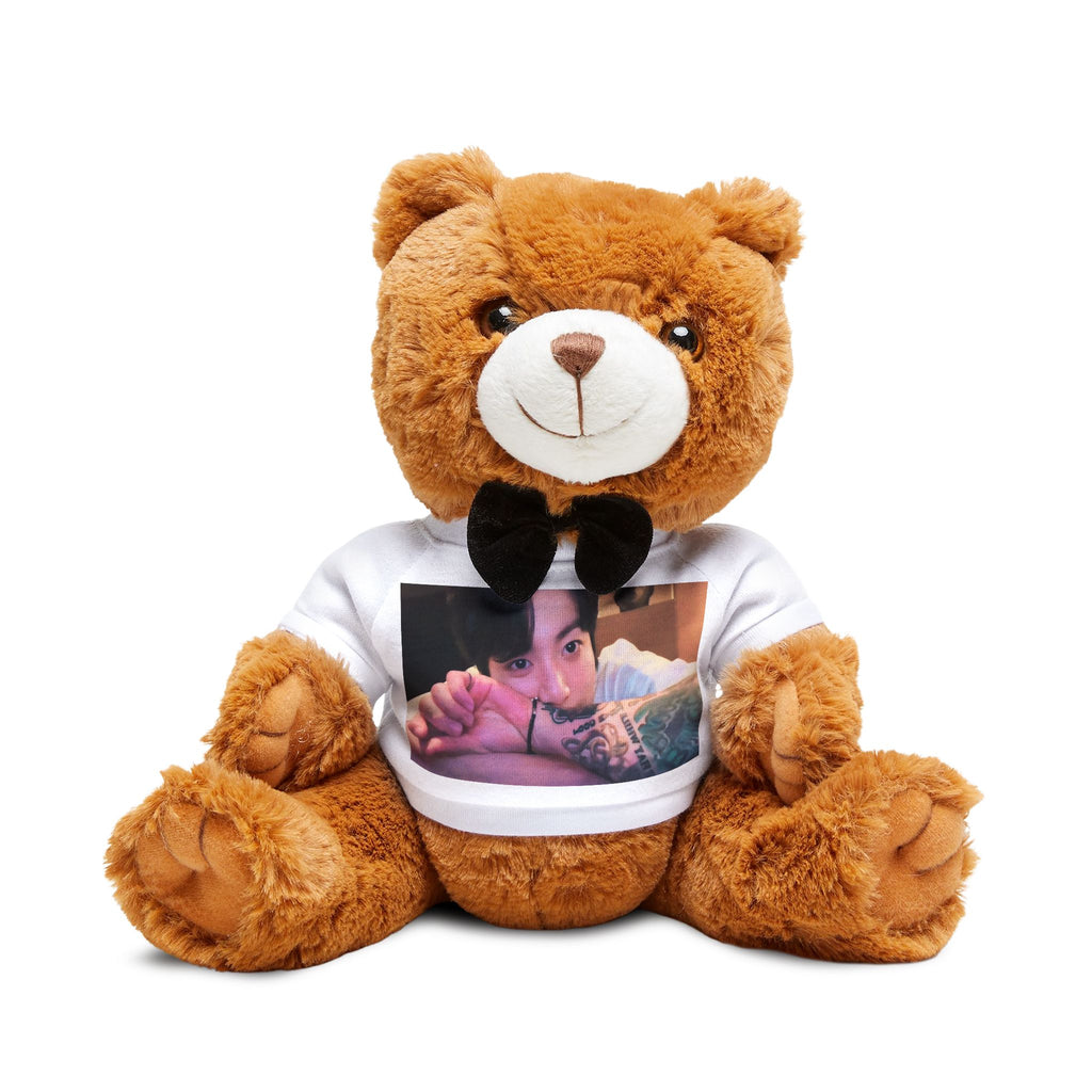 Custom Photo Teddy Bear Plush with Personalized T‑Shirt