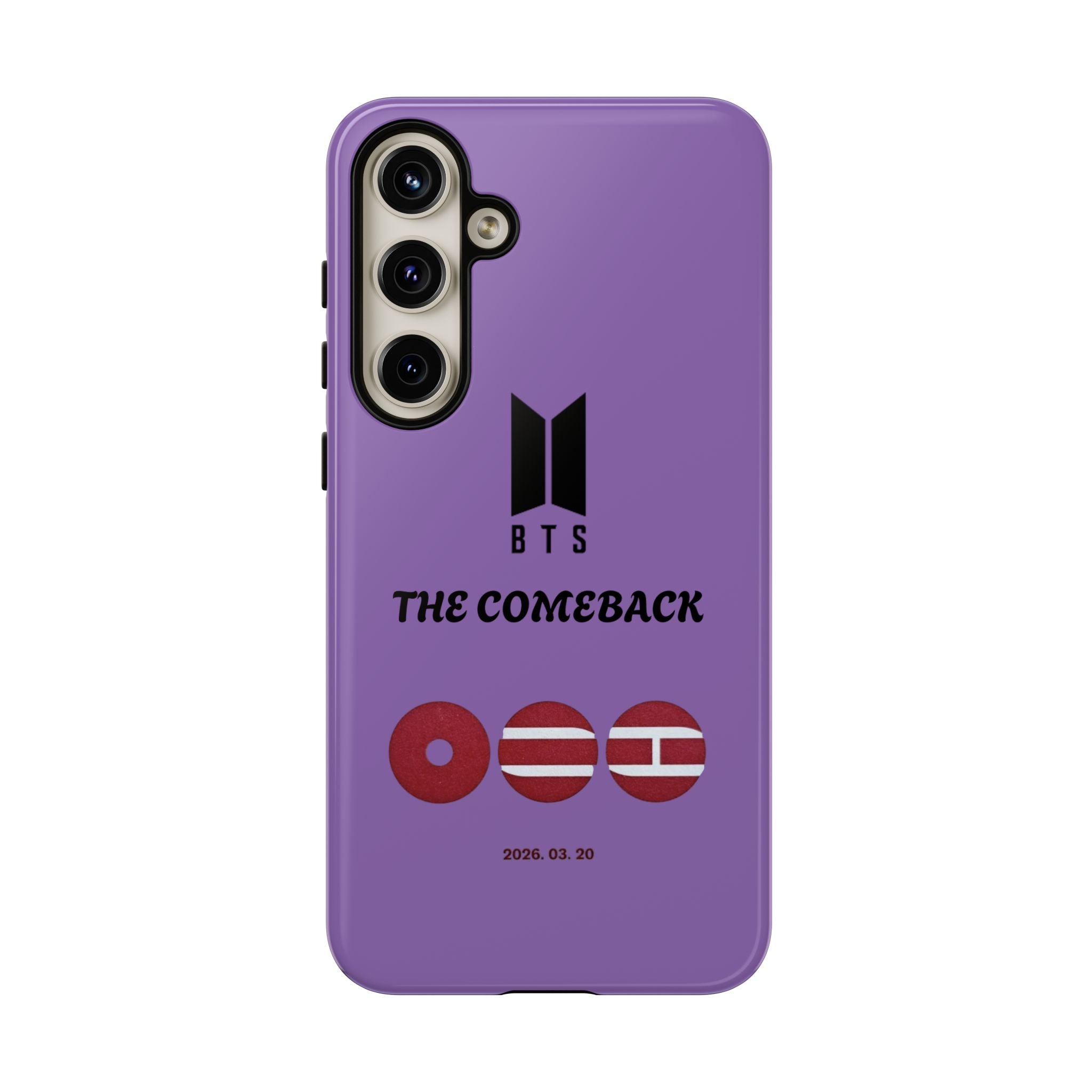 BTS 'The Comeback' Purple Phone Case — K-Pop Fan Armor