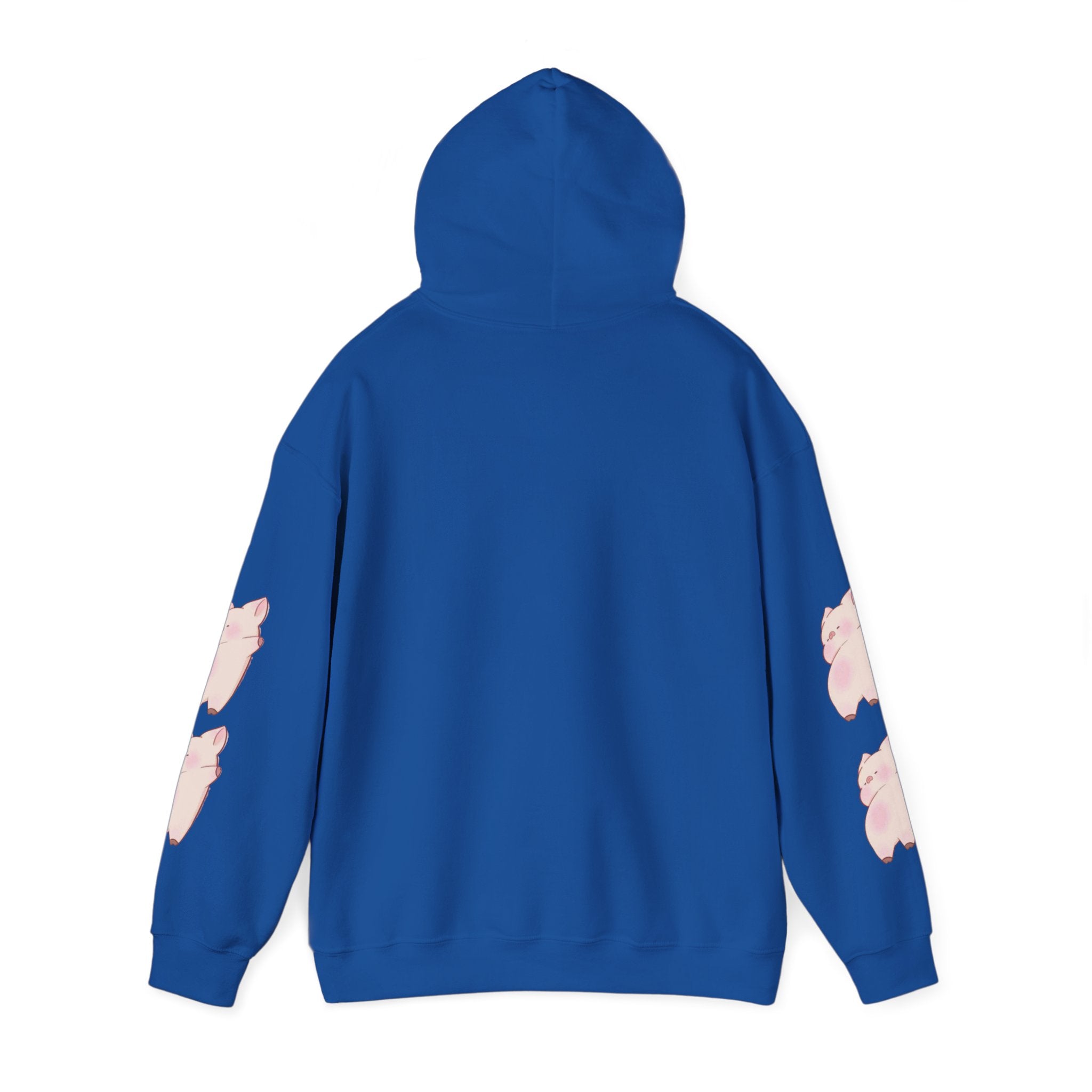 Cute Piggy in Chopsticks Hoodie — Kawaii Pig Graphic Sweatshirt