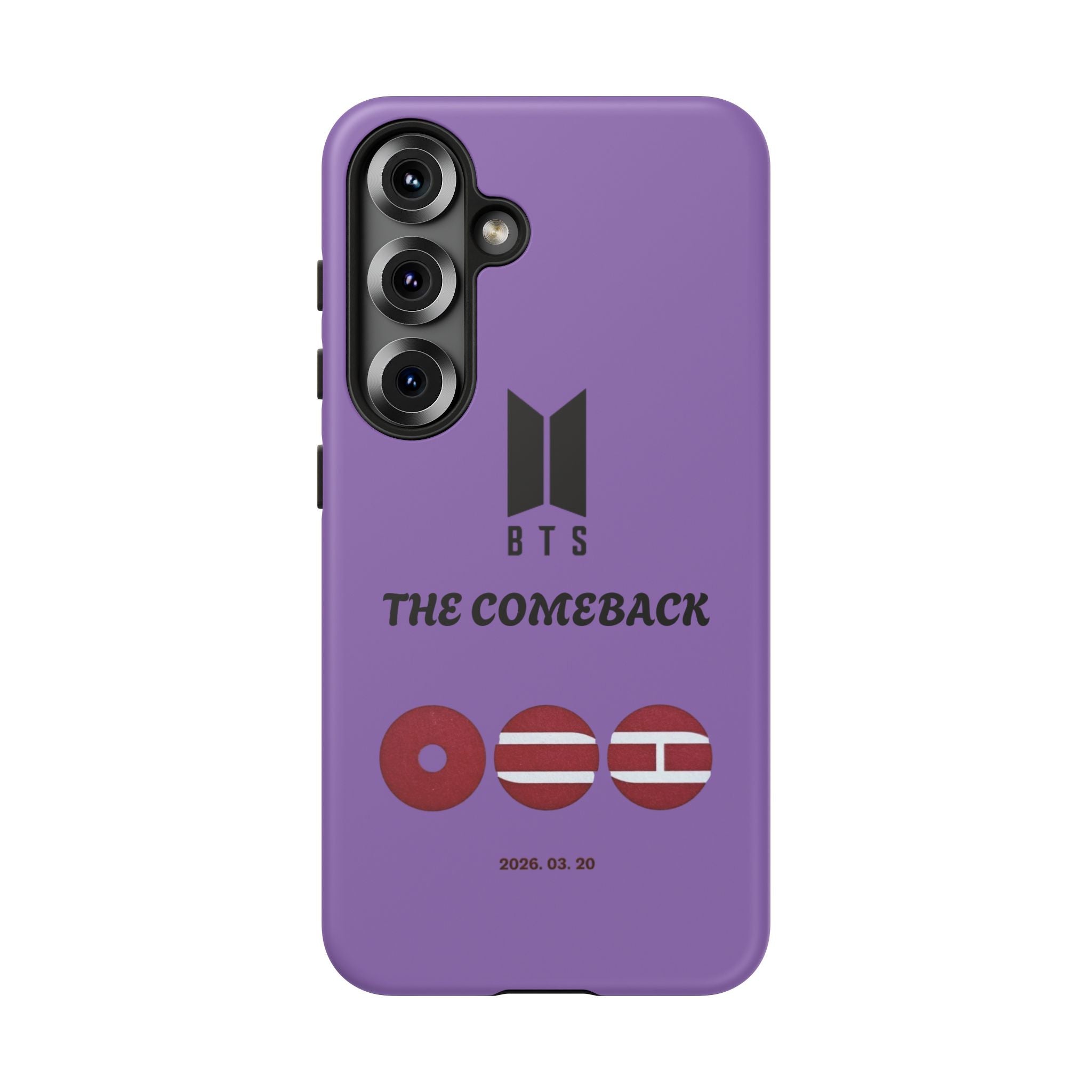 BTS 'The Comeback' Purple Phone Case — K-Pop Fan Armor