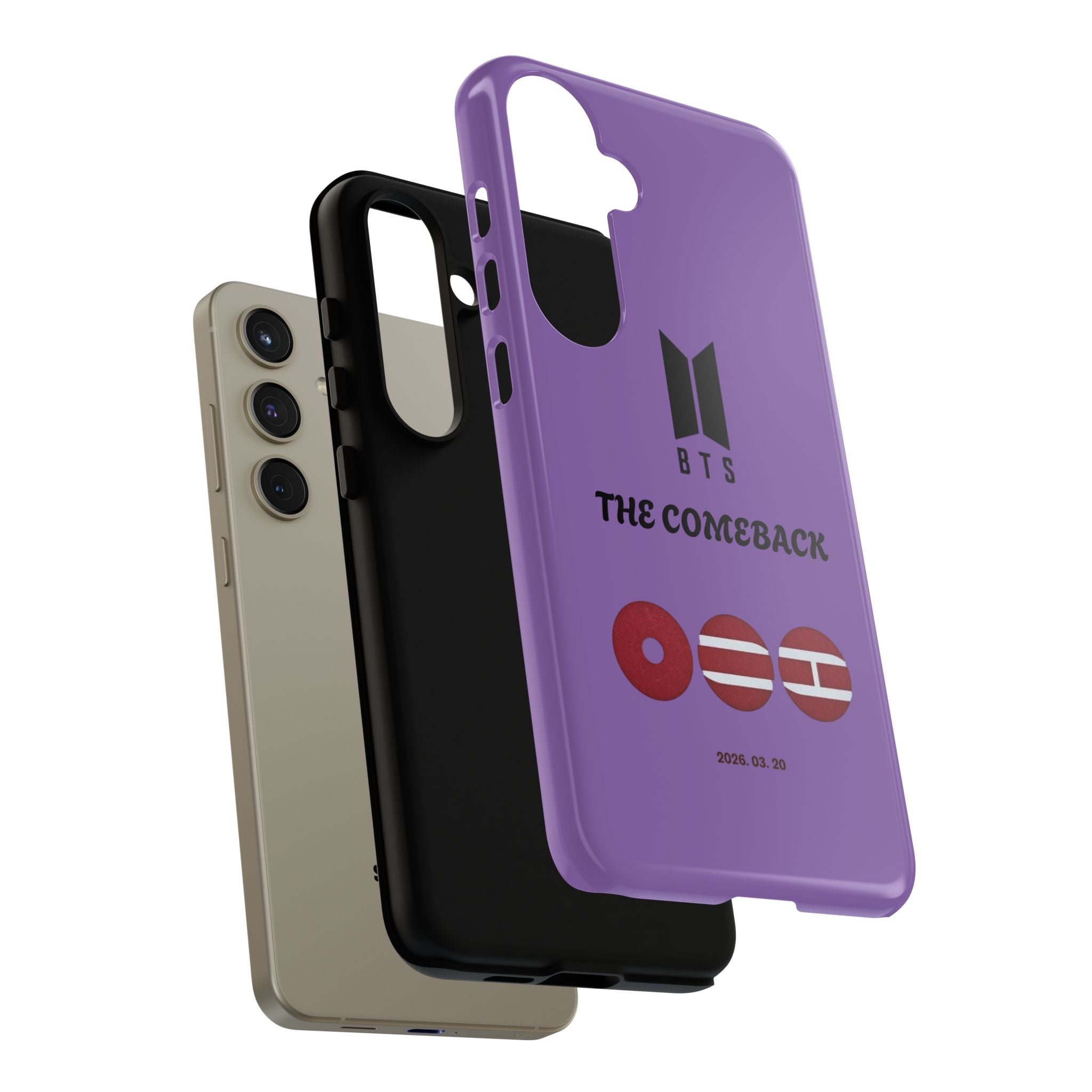 BTS 'The Comeback' Purple Phone Case — K-Pop Fan Armor
