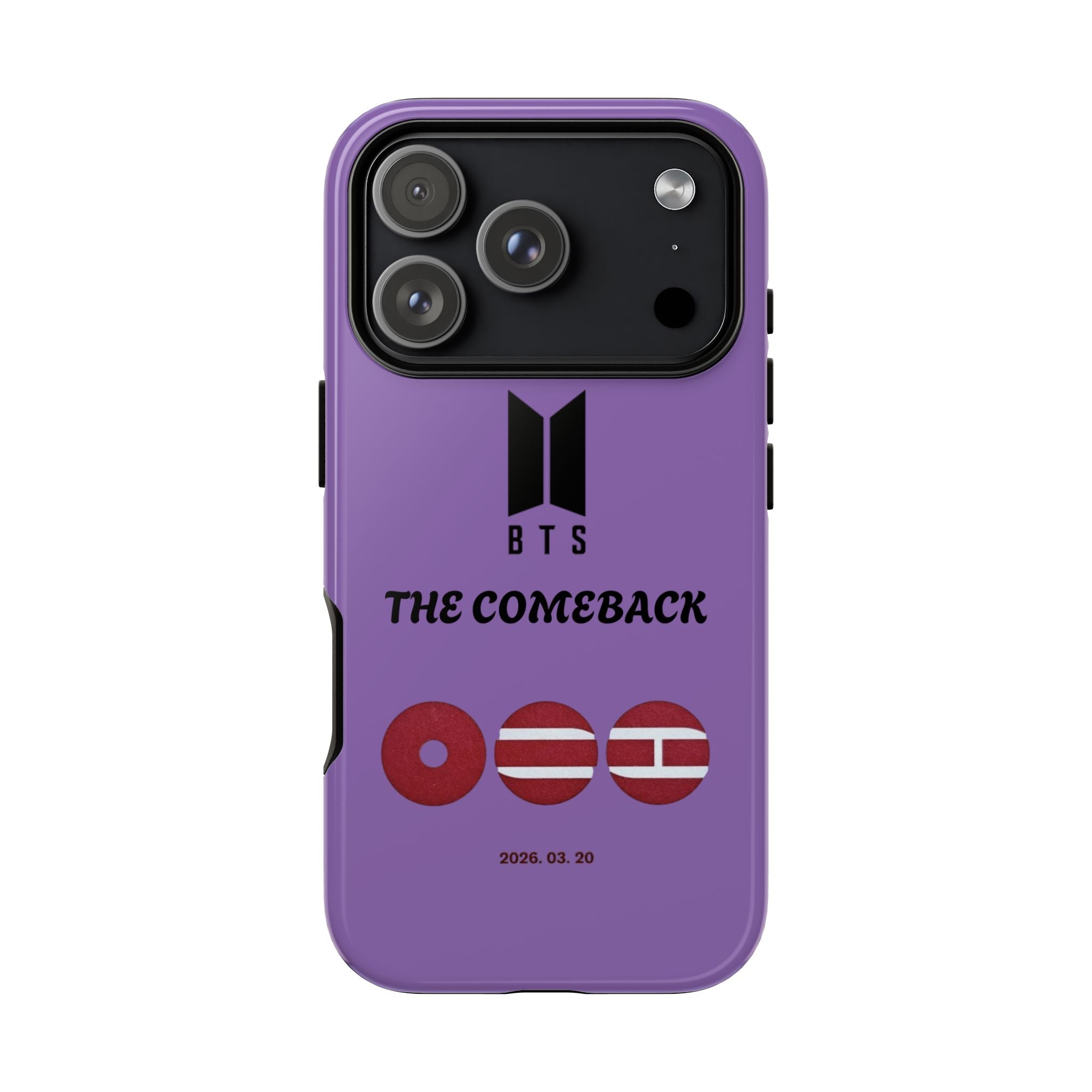 BTS 'The Comeback' Purple Phone Case — K-Pop Fan Armor