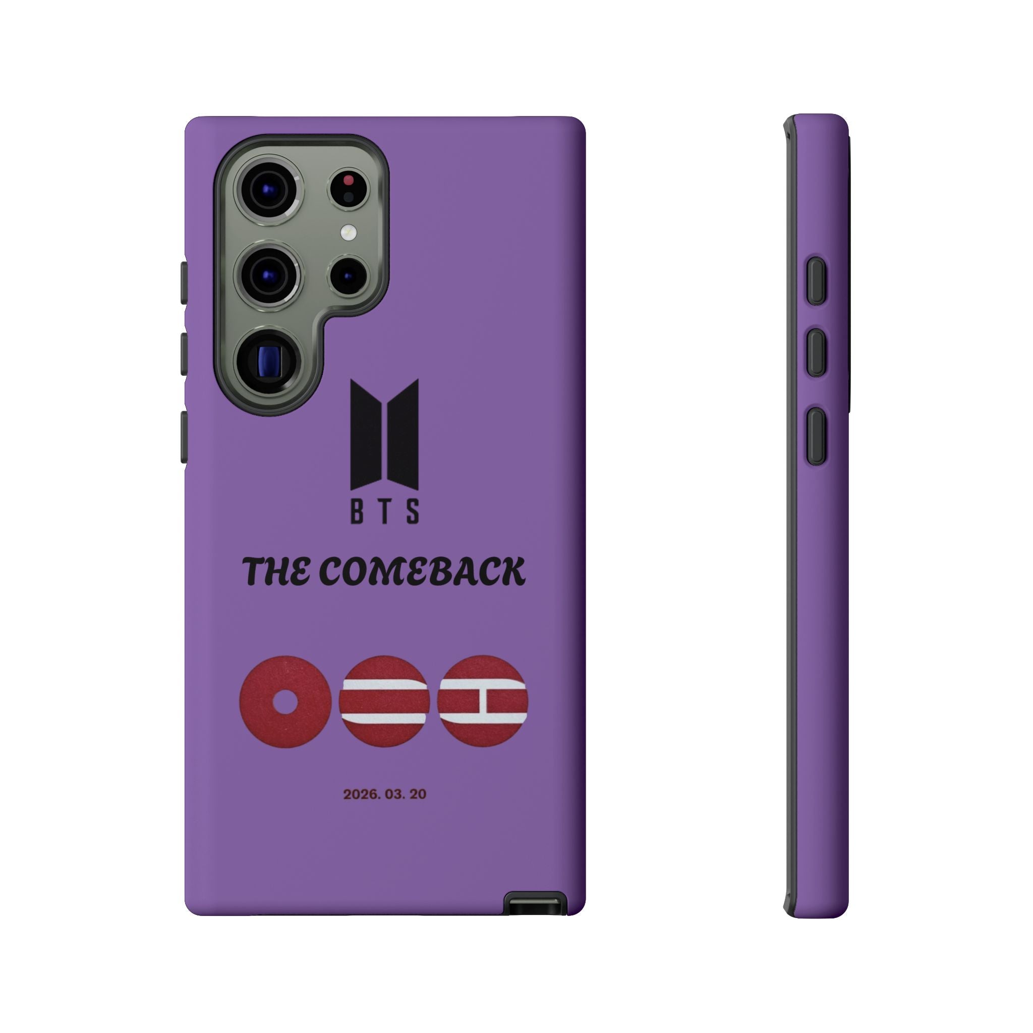BTS 'The Comeback' Purple Phone Case — K-Pop Fan Armor