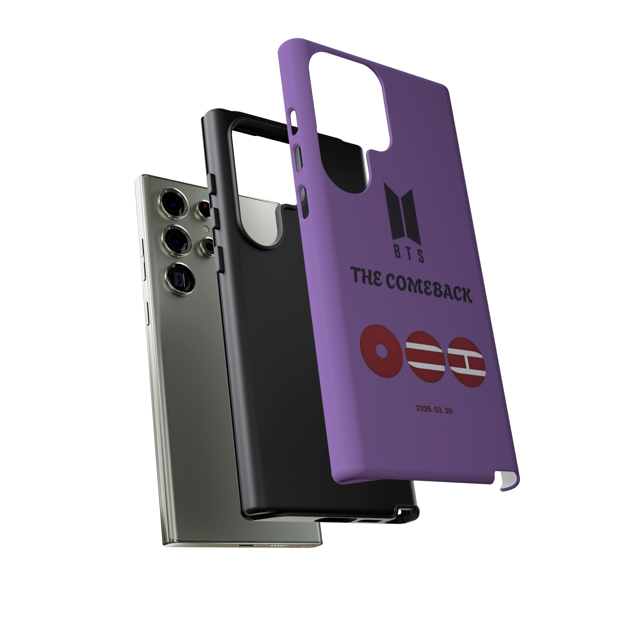 BTS 'The Comeback' Purple Phone Case — K-Pop Fan Armor