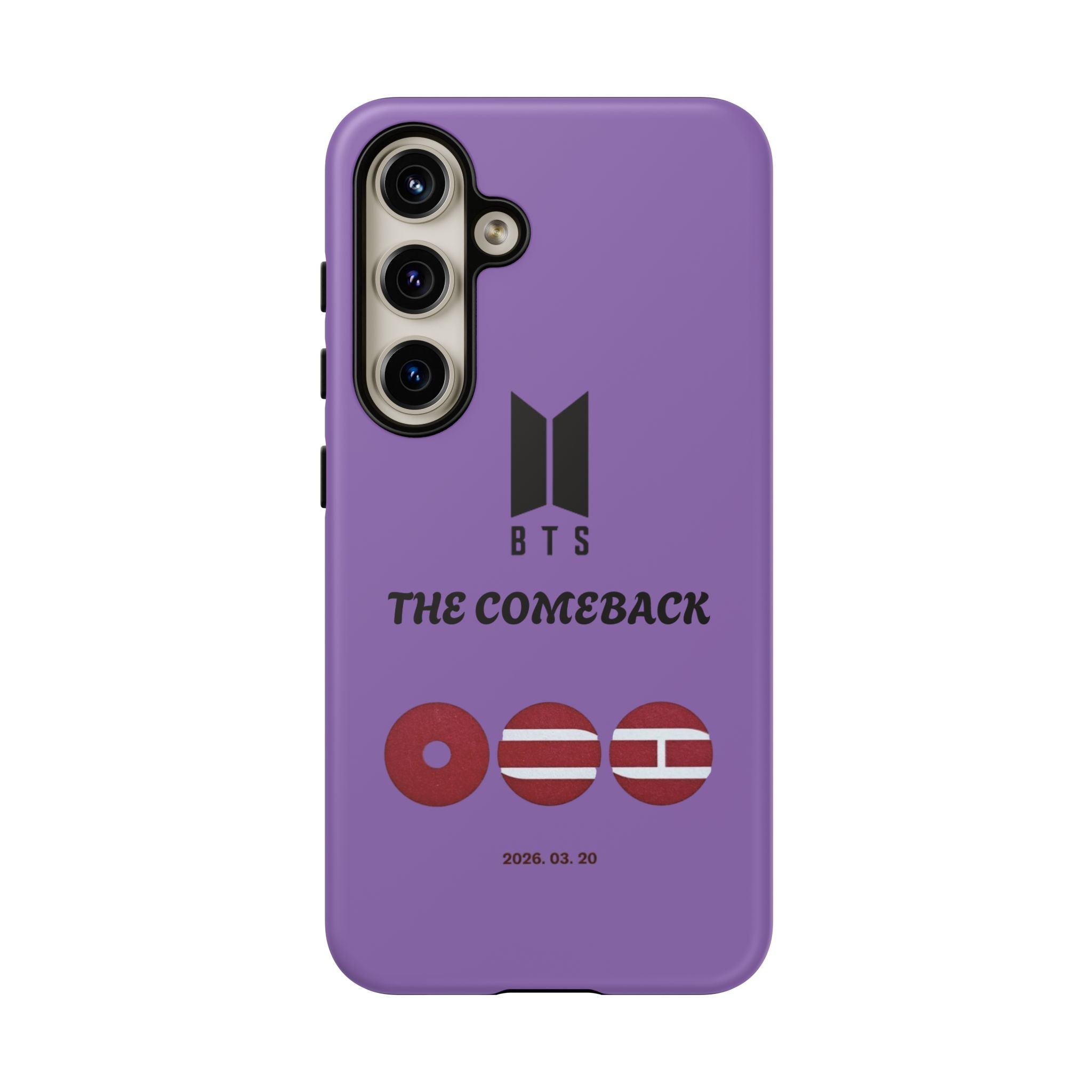 BTS 'The Comeback' Purple Phone Case — K-Pop Fan Armor