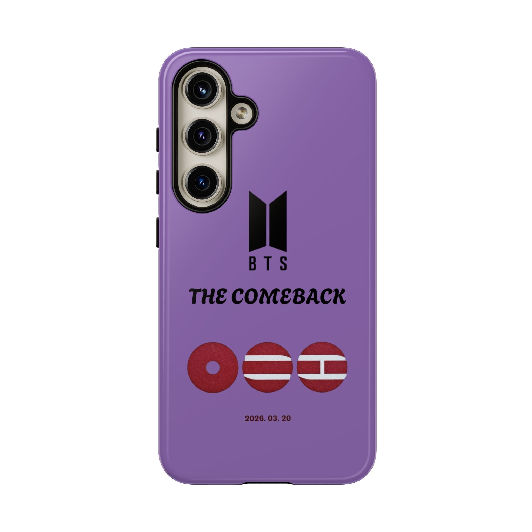 BTS 'The Comeback' Purple Phone Case — K-Pop Fan Armor
