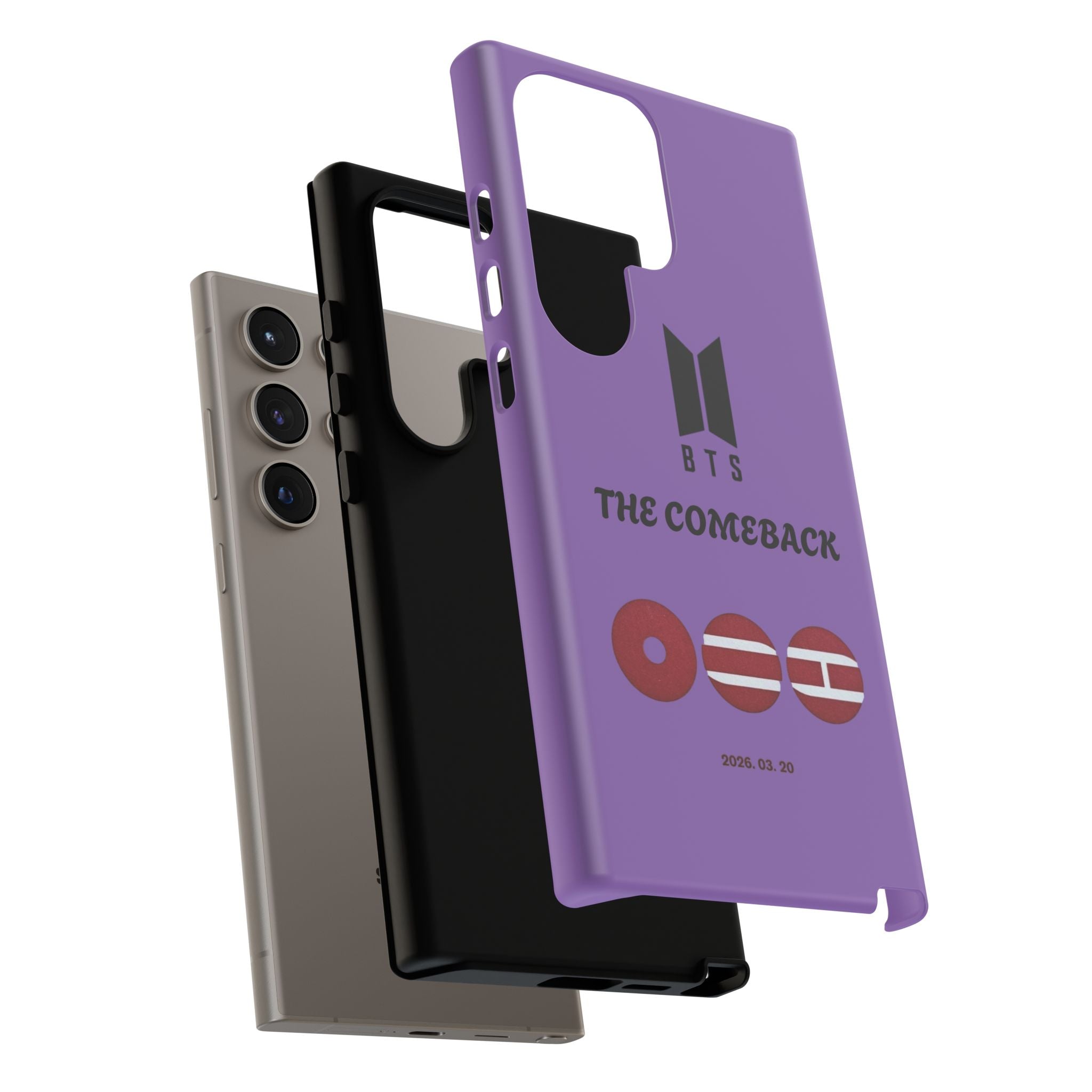 BTS 'The Comeback' Purple Phone Case — K-Pop Fan Armor